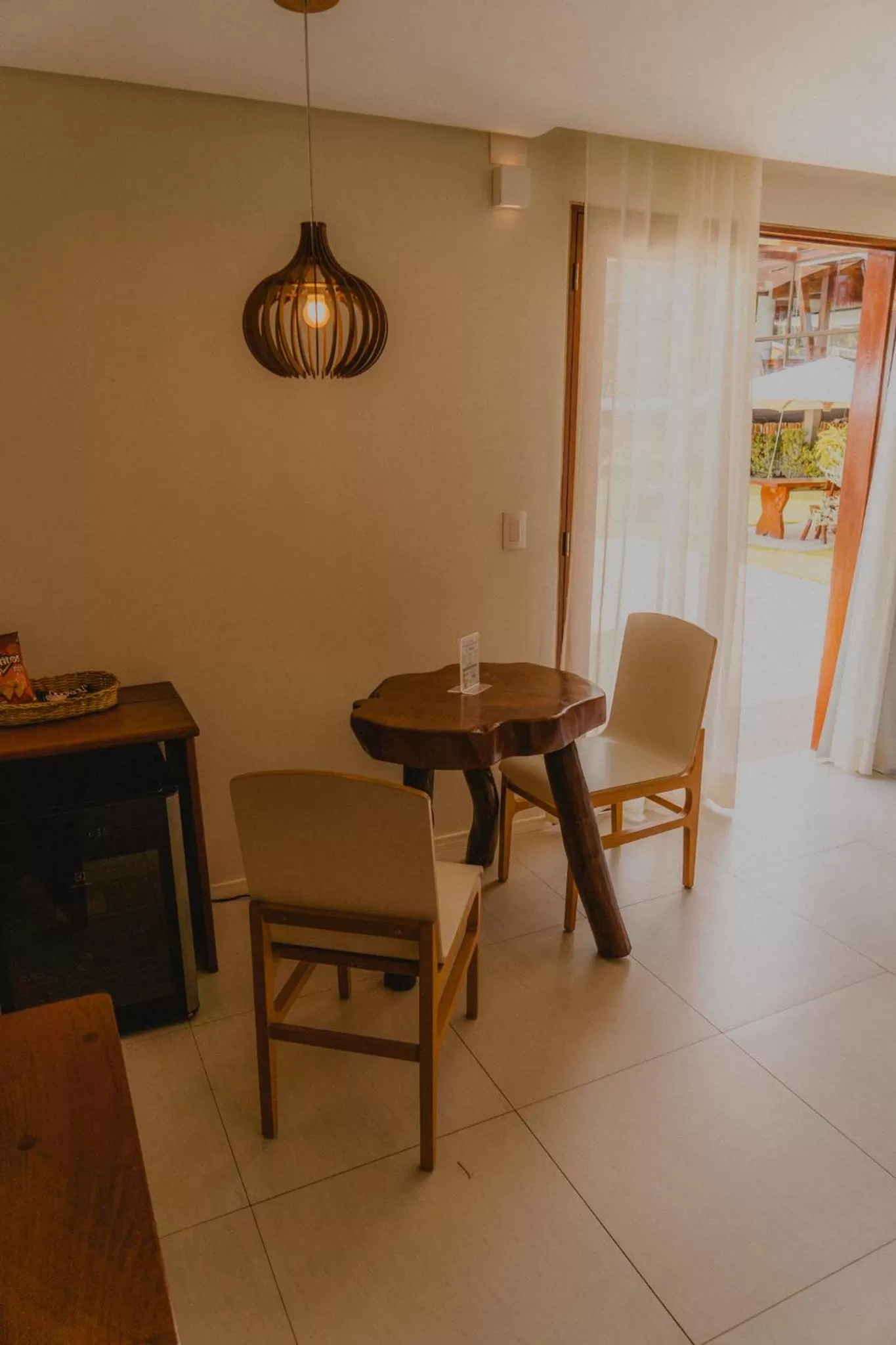 Seating area in Pousada Rangai