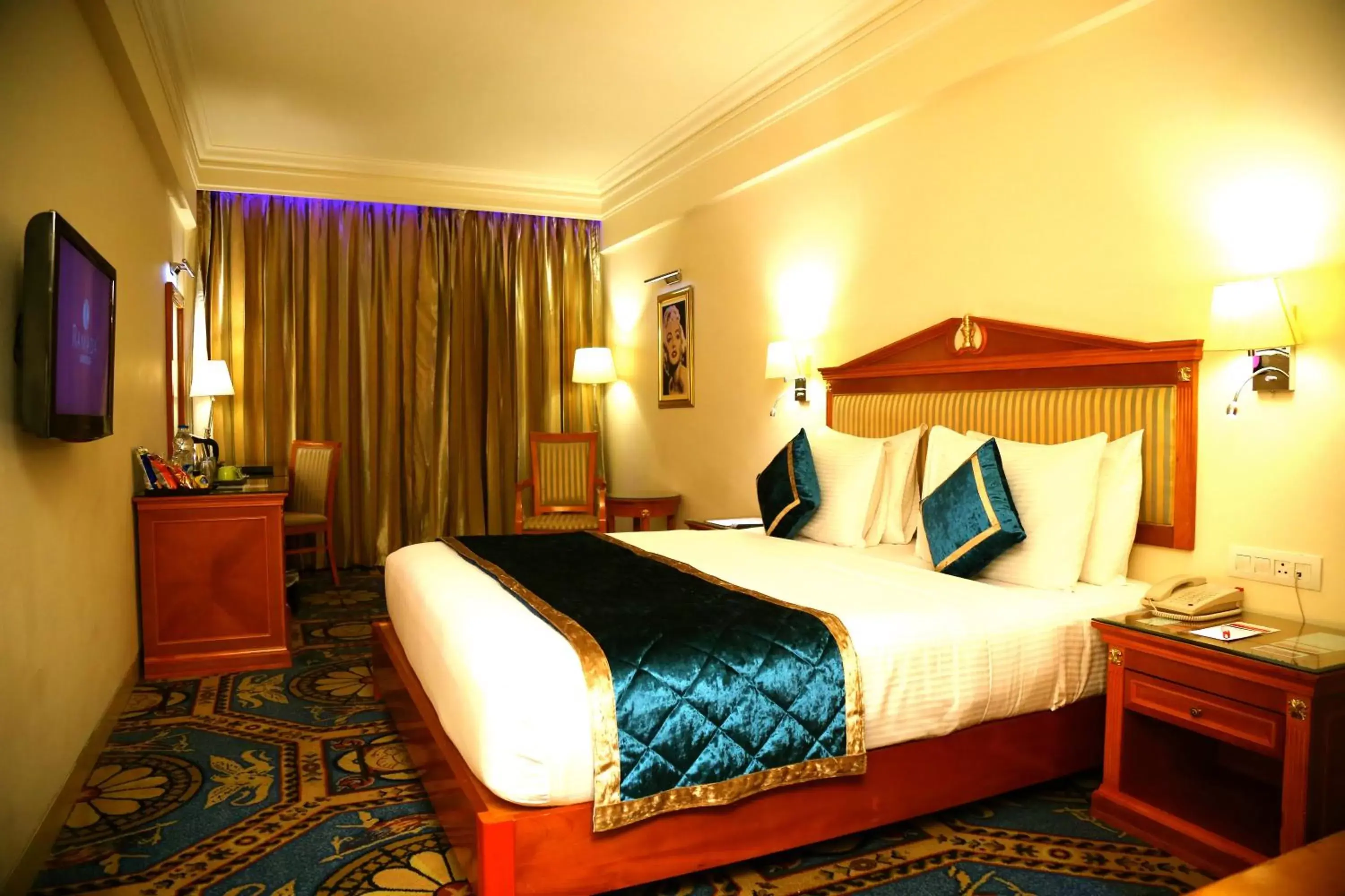 Bed in Ramada By Wyndham Amritsar Bed in Ramada By Wyndham Amritsar