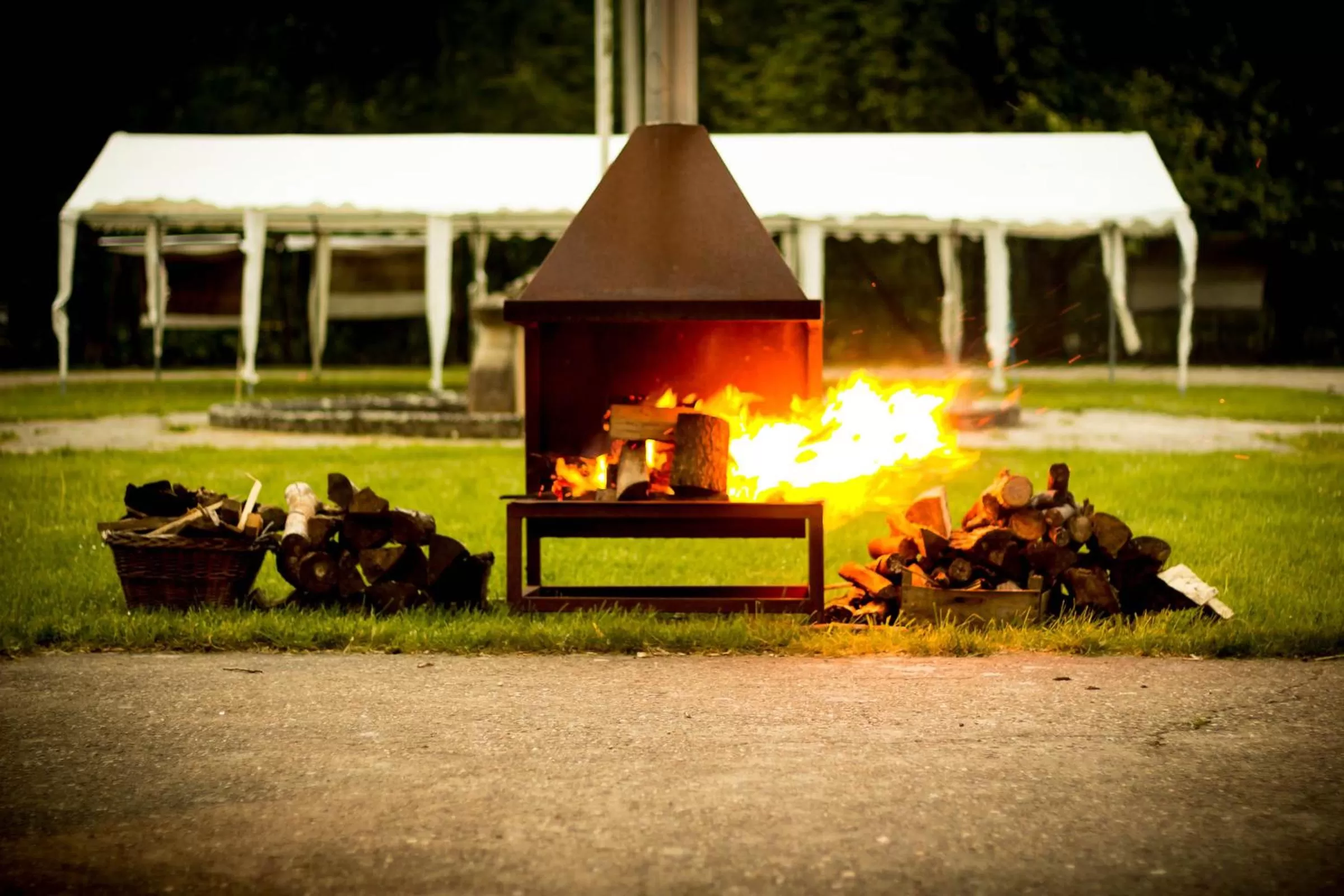 Patio in Gästehaus Schloss Plaue