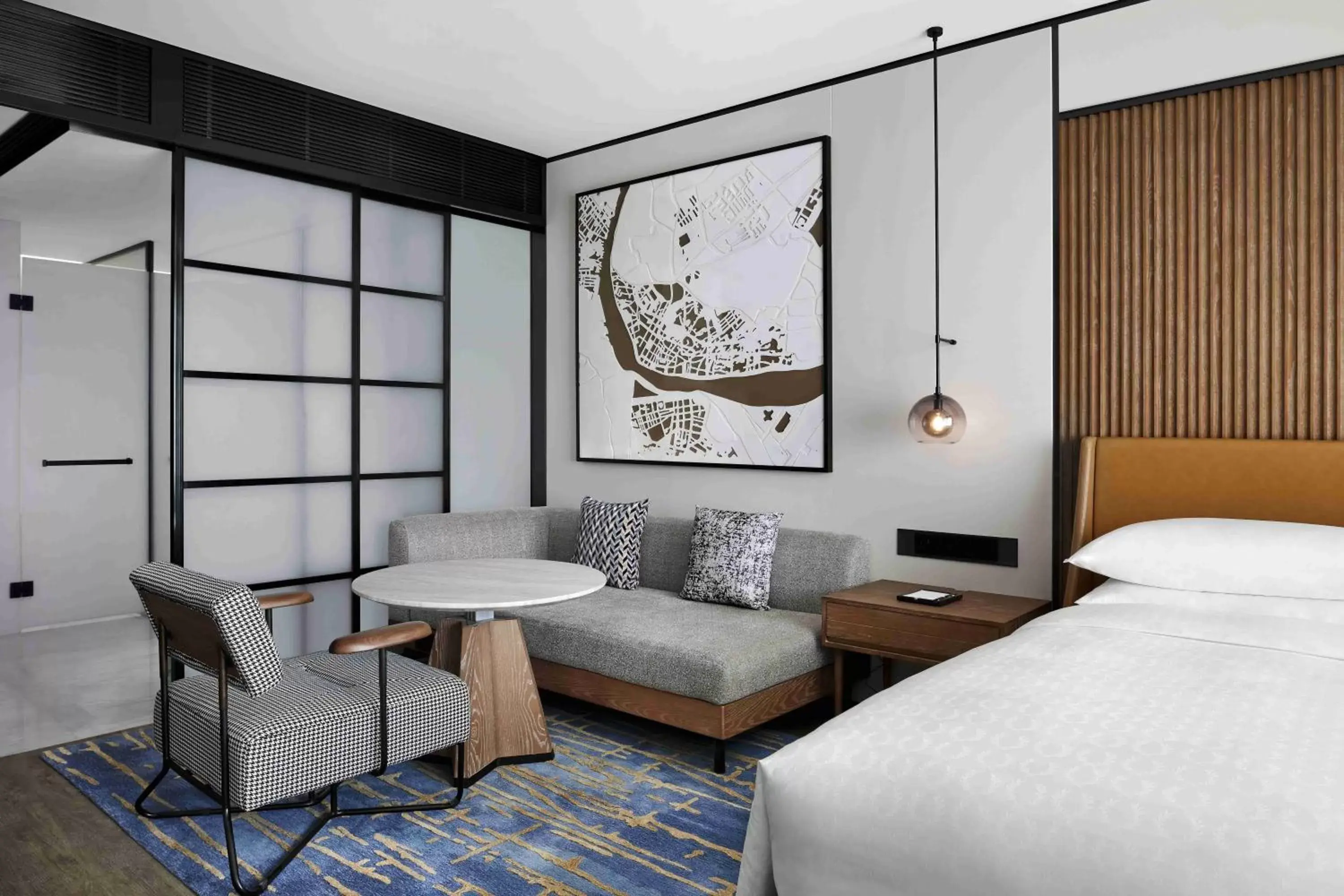 Seating area, Bed in Sheraton Zhaoqing Dinghu Seating area, Bed in Sheraton Zhaoqing Dinghu