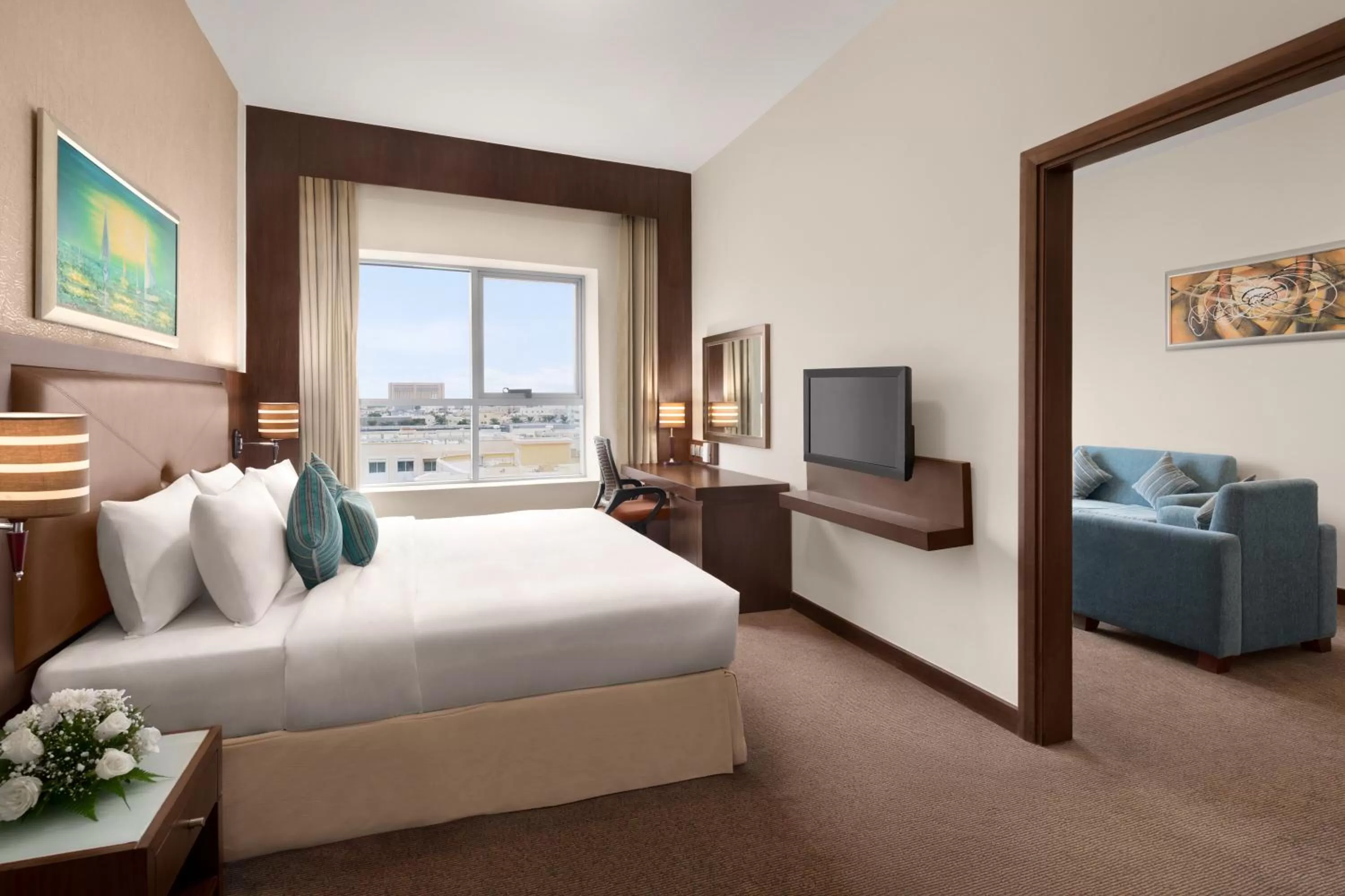 Bedroom, Bed in Ramada by Wyndham Dubai Deira