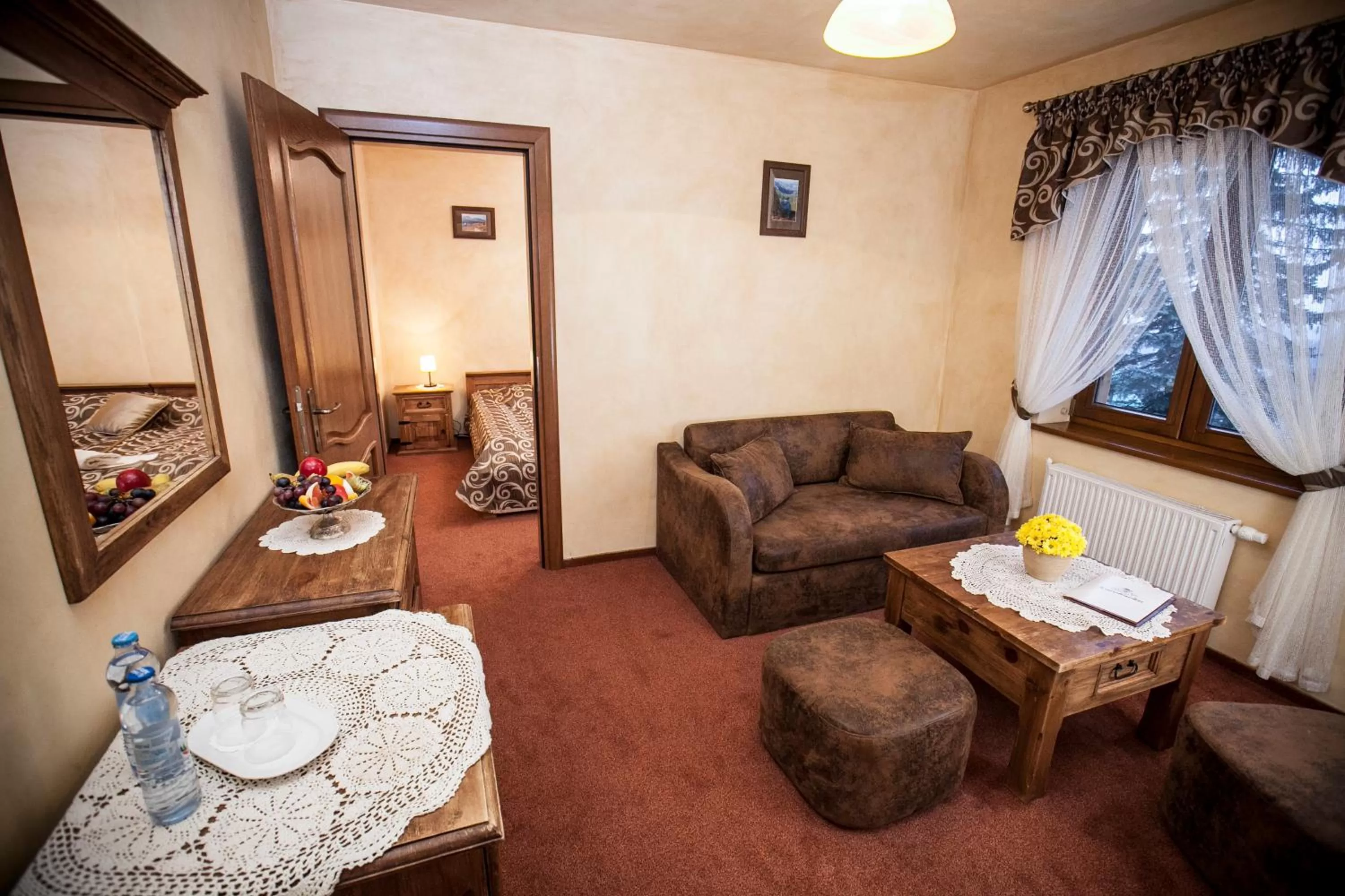 Living room in Hotel Dwór Karolówka