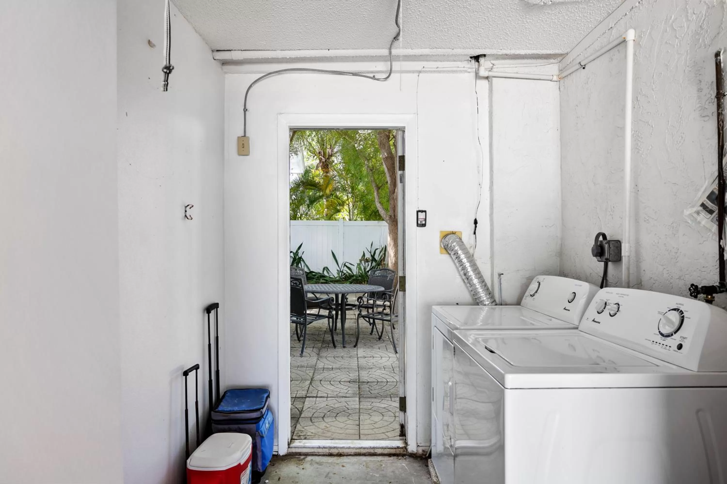 washing machine in The Ringling Beach House