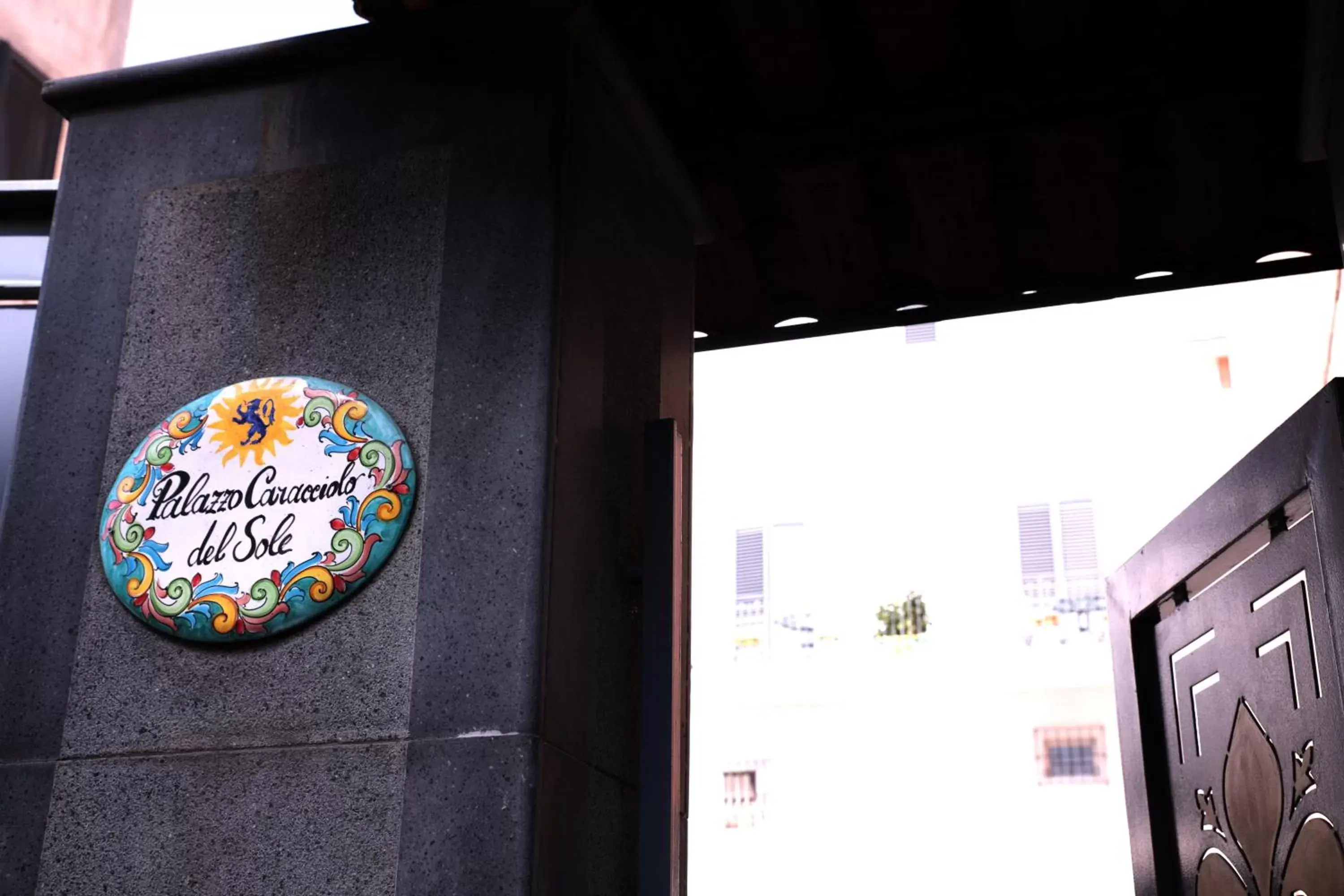 Facade/entrance, Property Logo/Sign in Palazzo Caracciolo del Sole