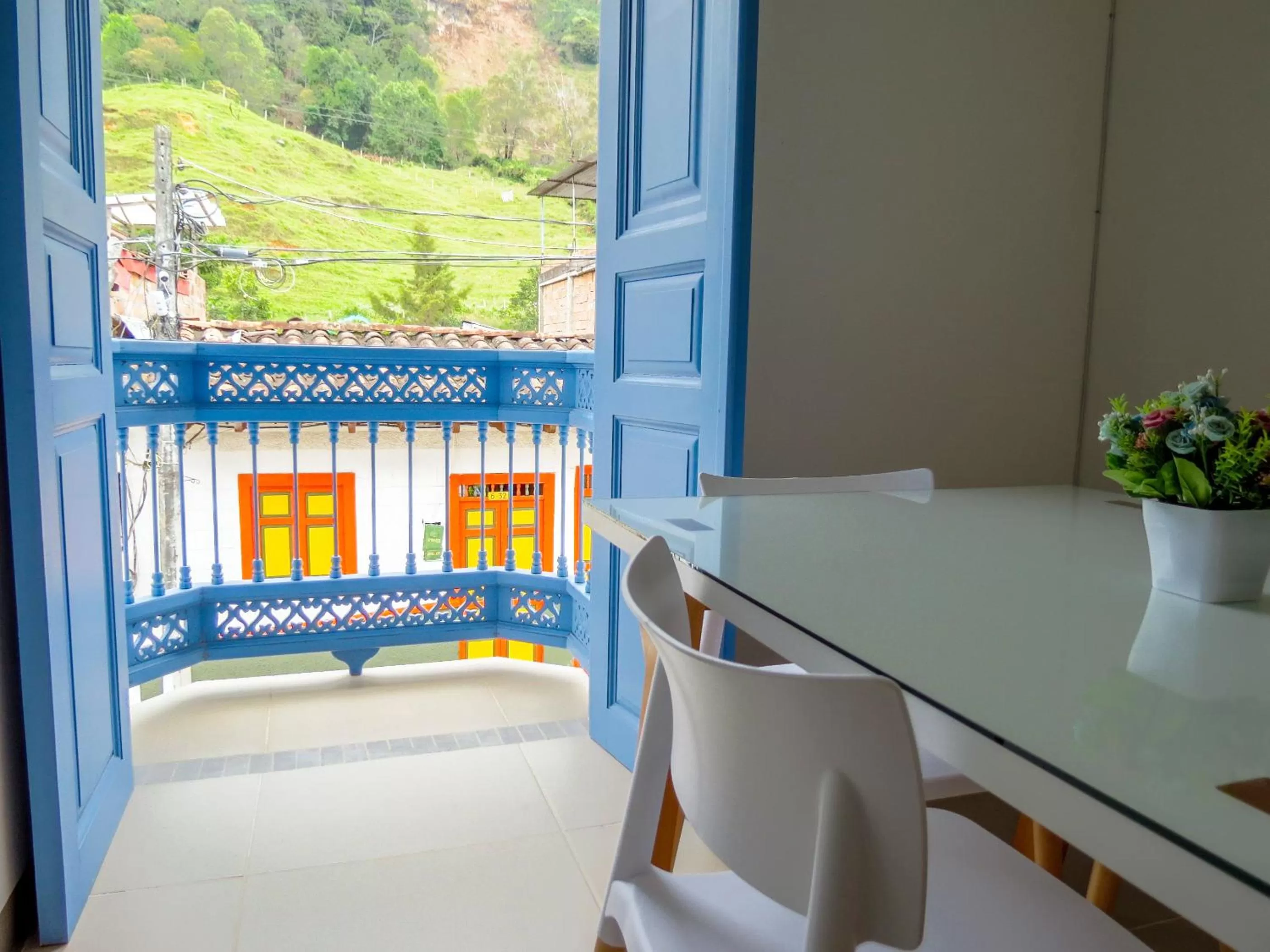 Balcony/Terrace in Hotel Azulado Jericó