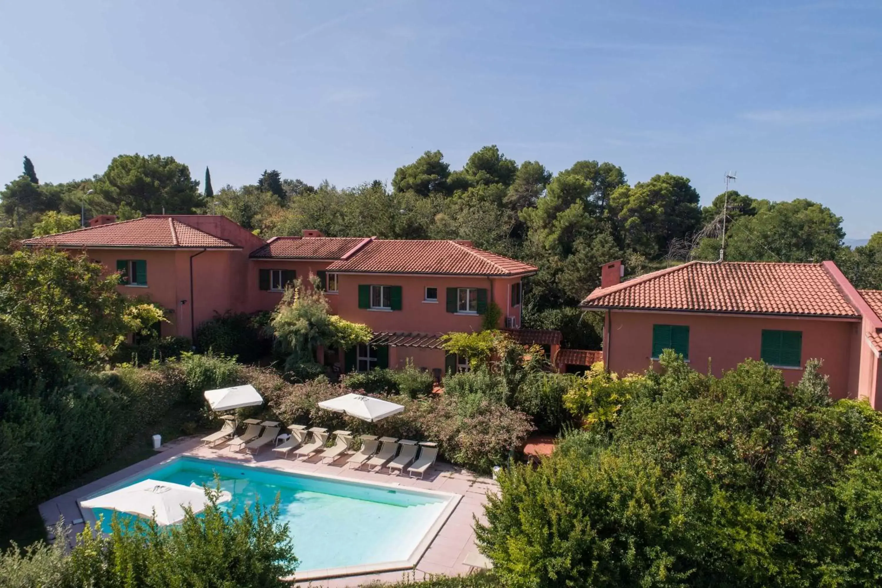 View (from property/room), Pool View in Residenze Al Colle Dei Pini