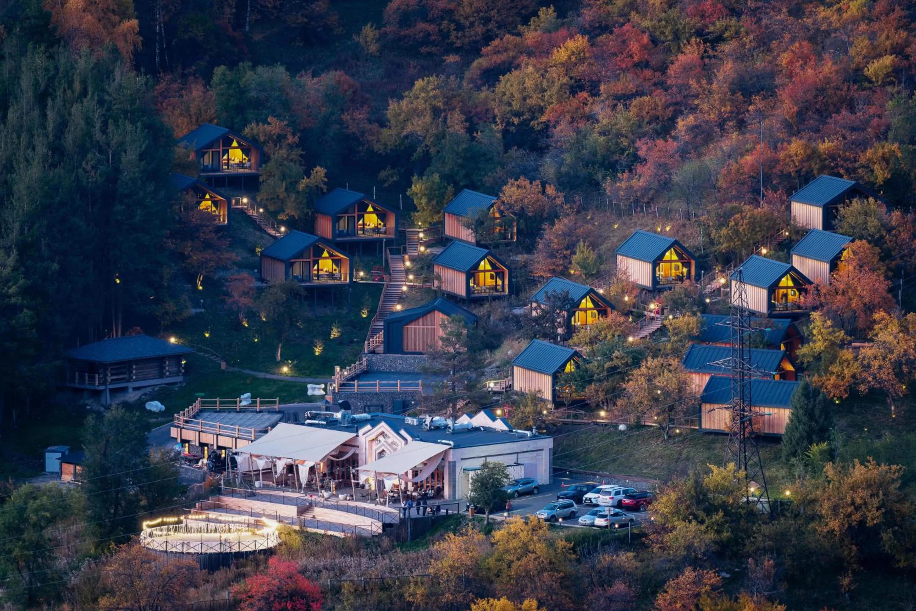 Natural landscape in Qazaq Auyl Eco Hotel