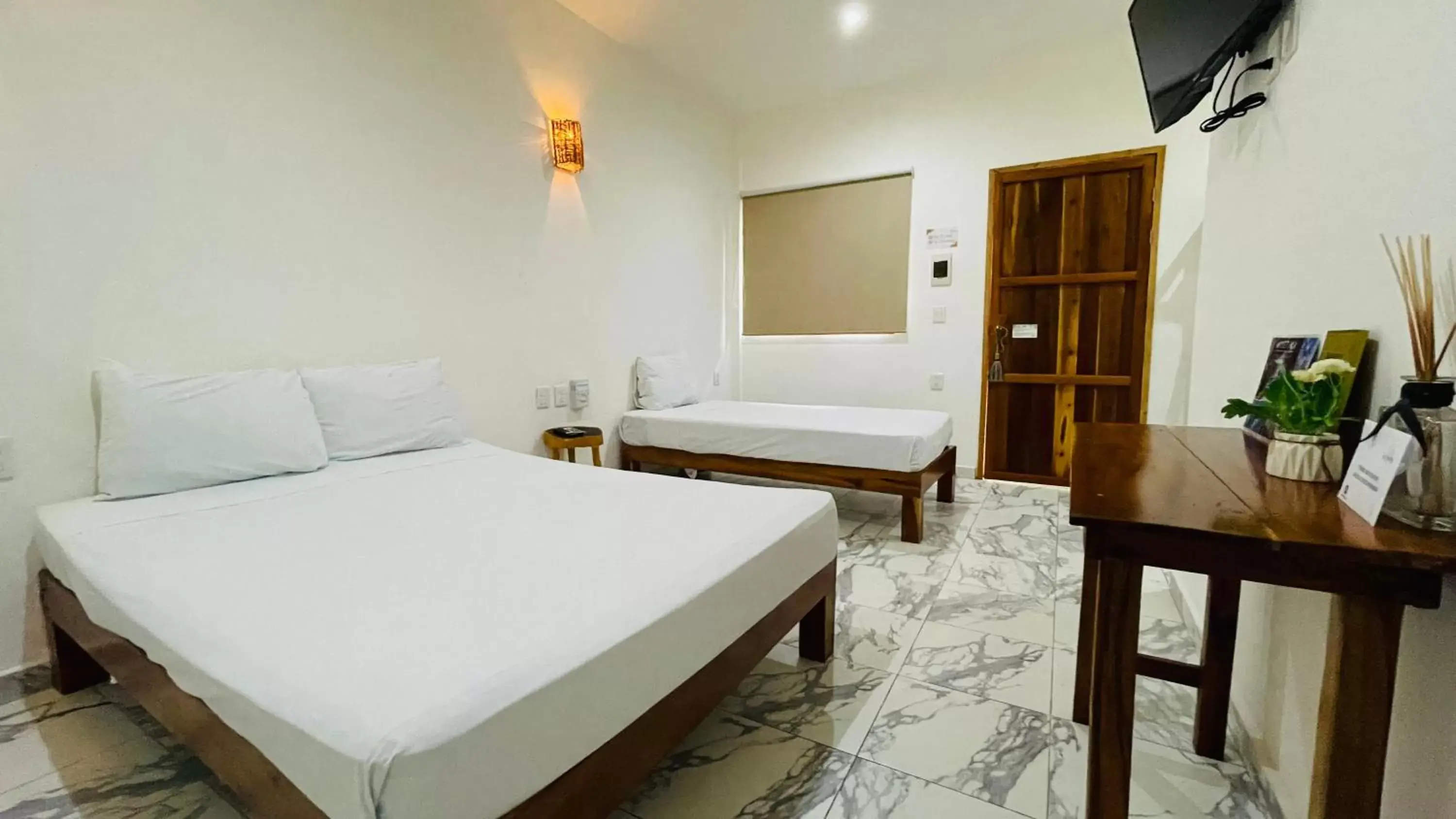 Bedroom, Bed in Los Arcos Hotel - TULUM