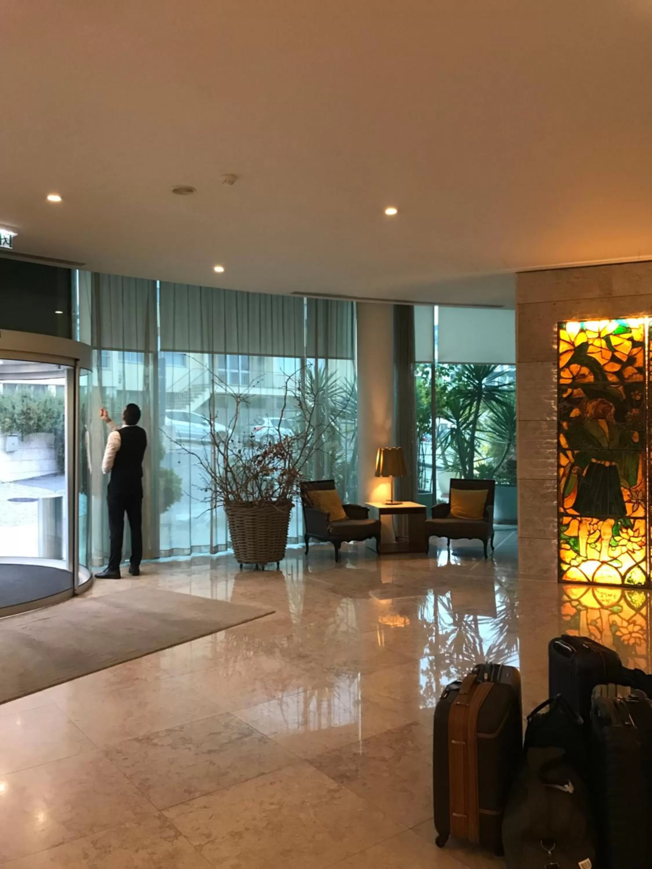 Lobby or reception in Hotel Santa Maria