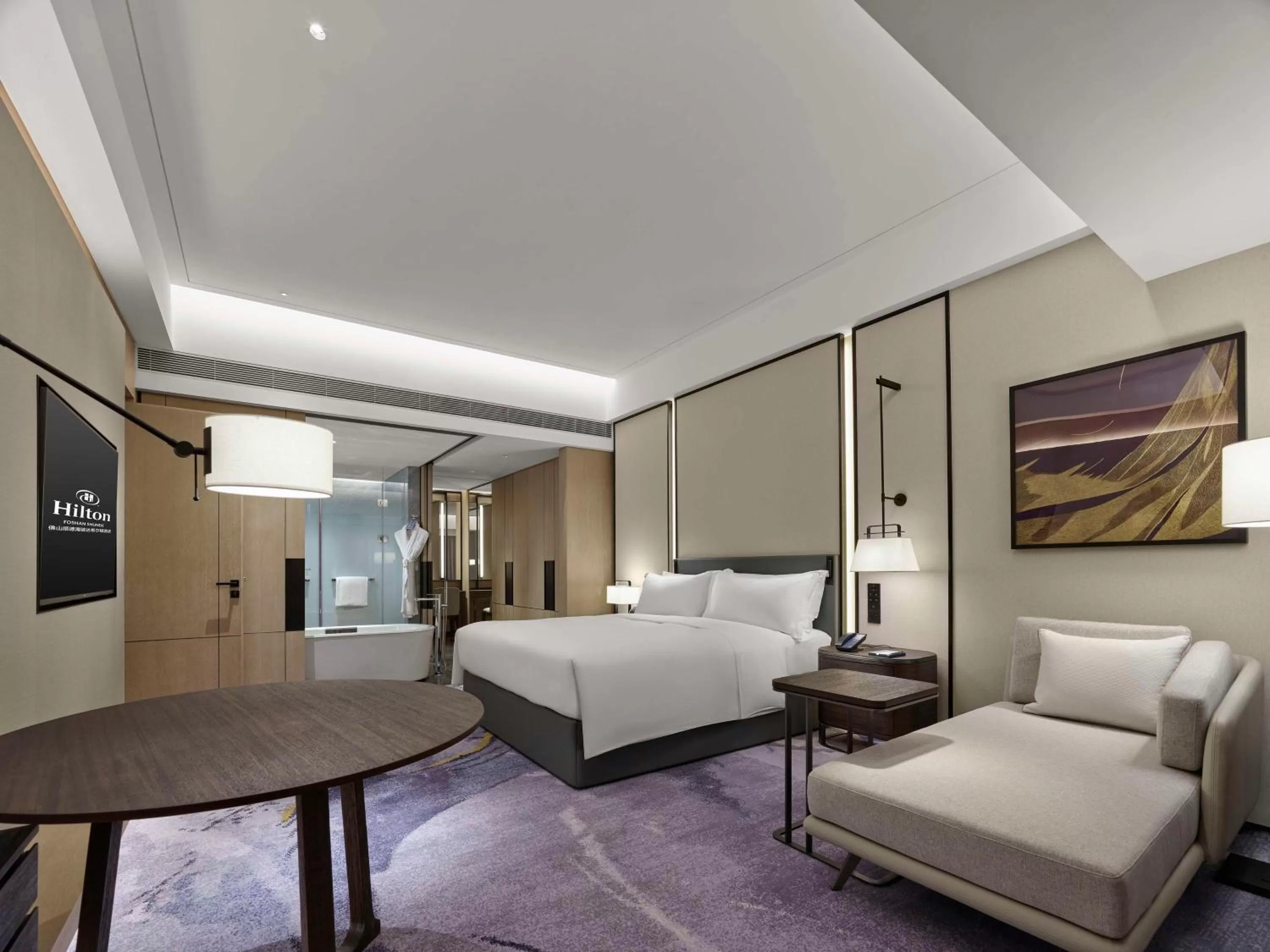 Living room in Hilton Foshan Shunde