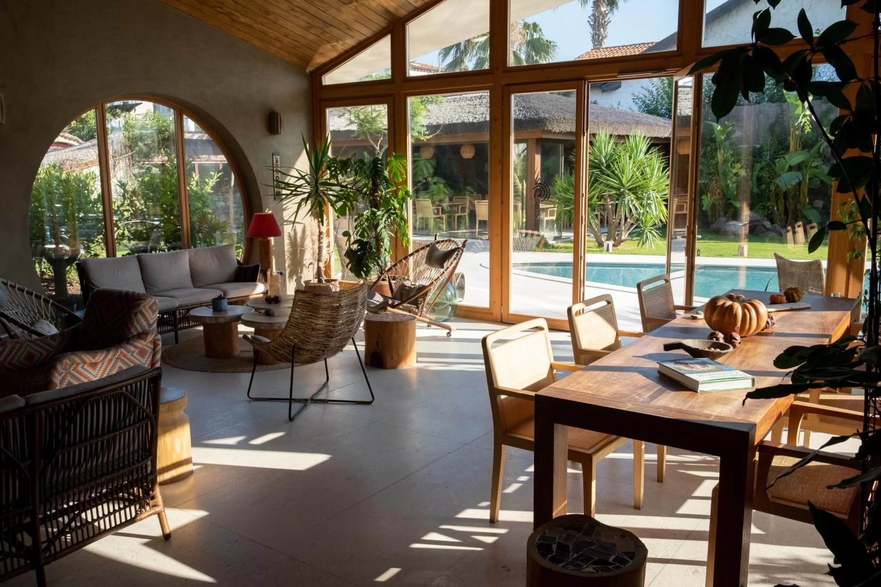 Seating area in Pachamama Alaçatı