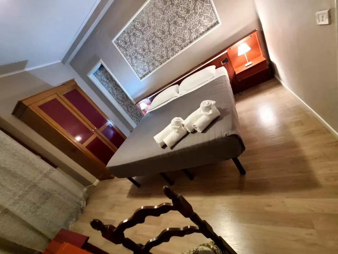 Seating area, Bed in Hotel Fedora