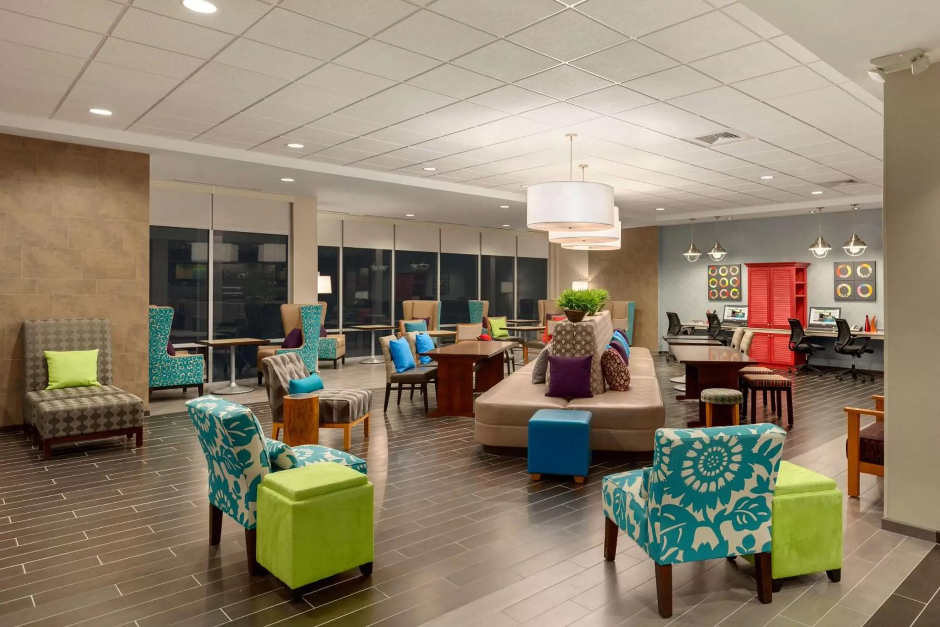 Lobby or reception, Restaurant/Places to Eat in Home2Suites by Hilton Florence