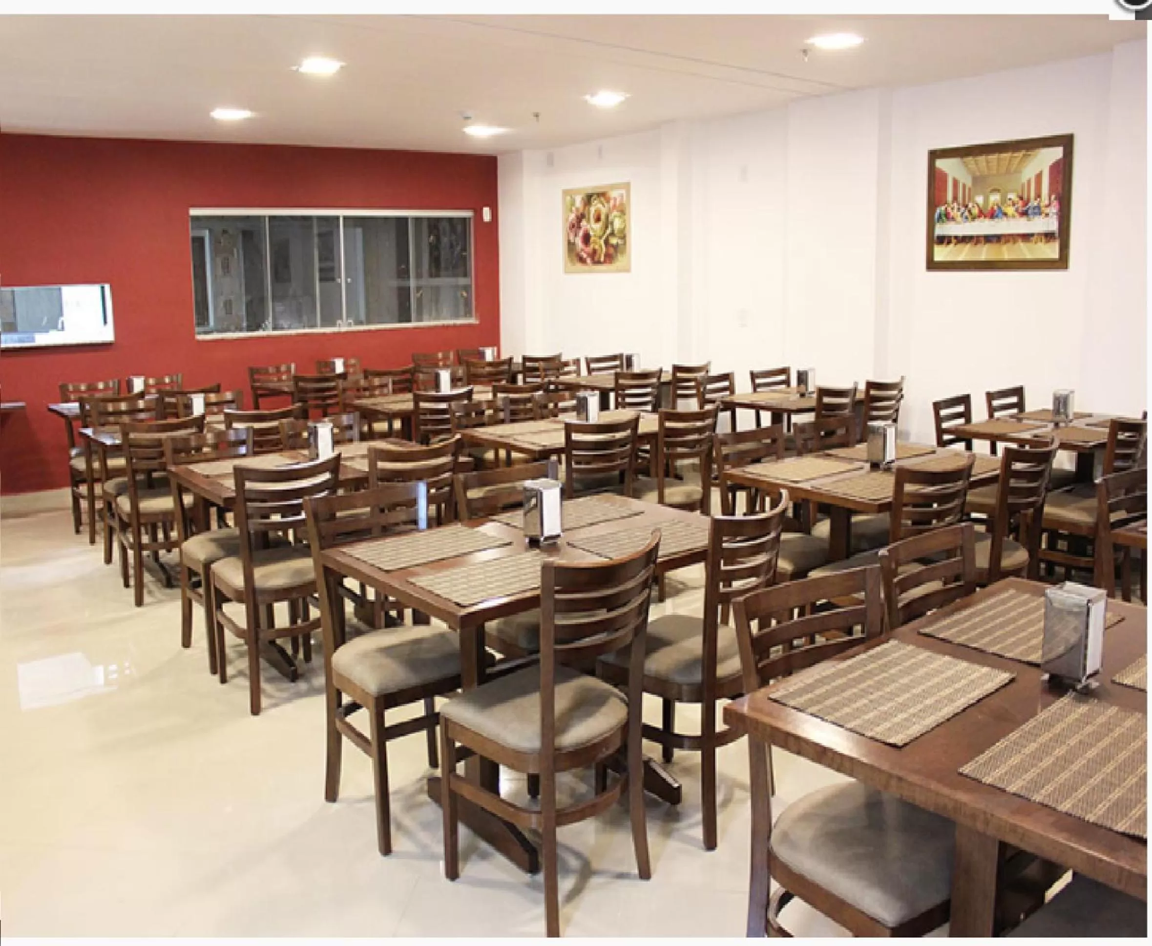 Dining area in Ágape Hotel De Aparecida