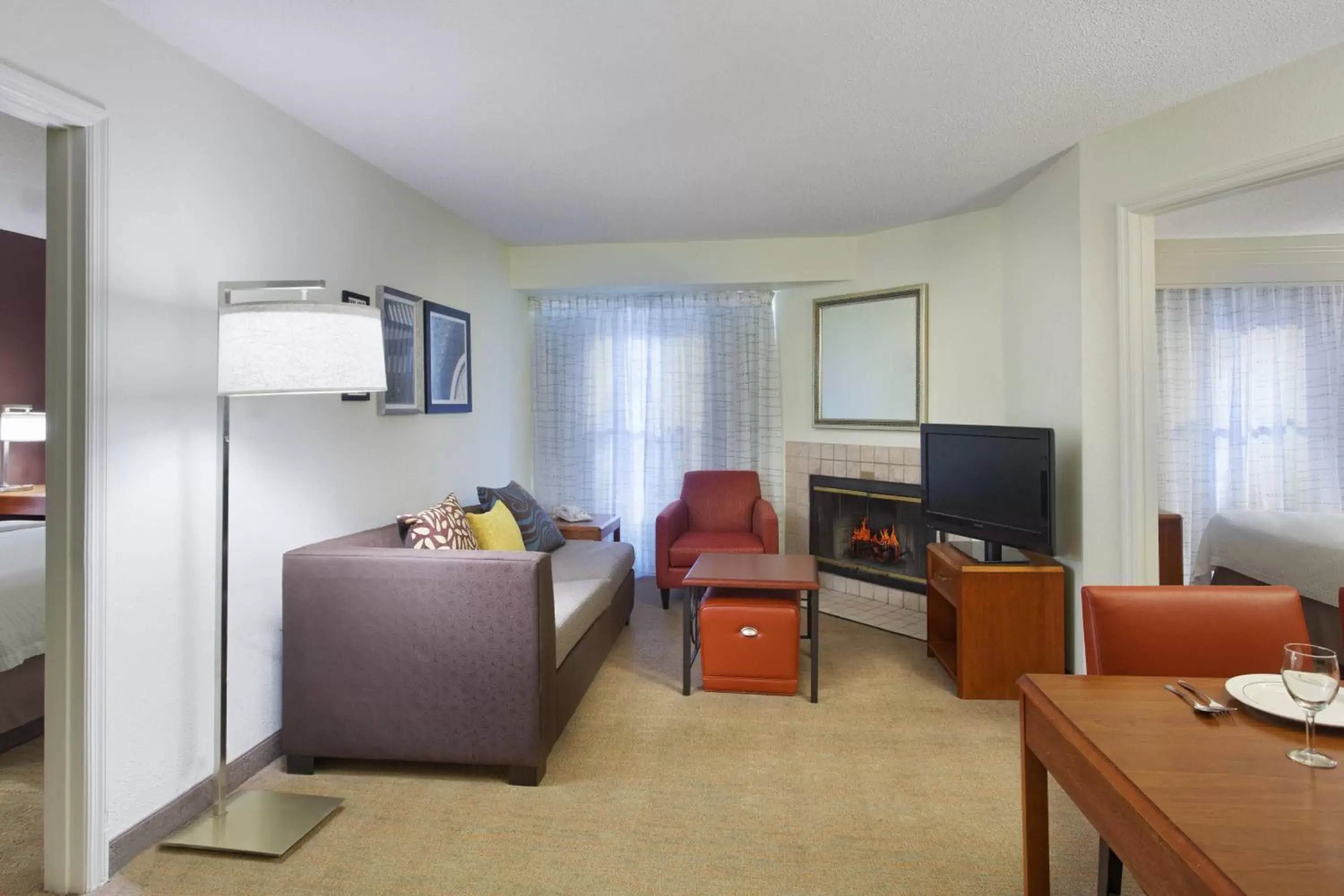 Living room, Seating Area in Residence Inn Greenville-Spartanburg Airport