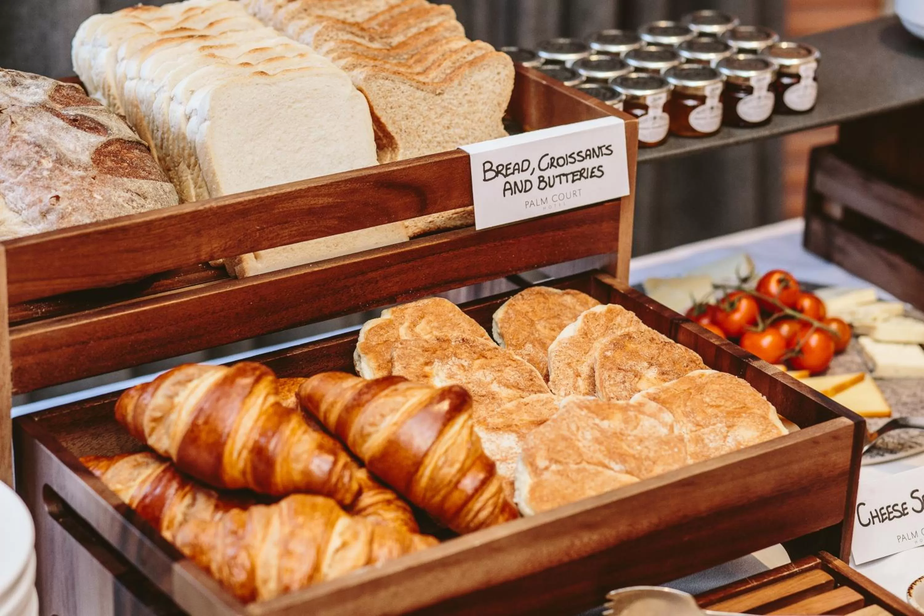 Food close-up in Palm Court Hotel