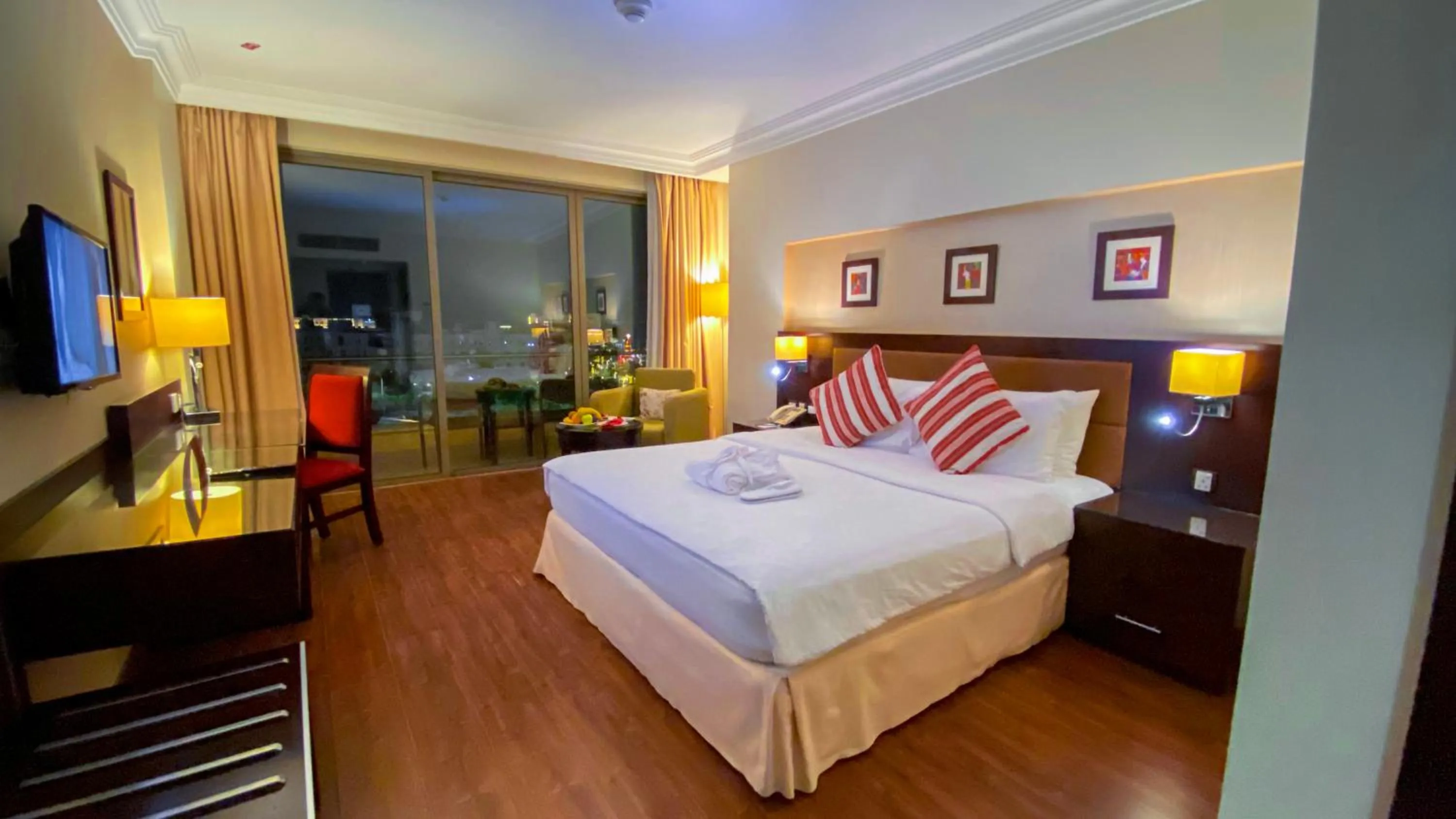 Bed in Oryx Hotel Aqaba