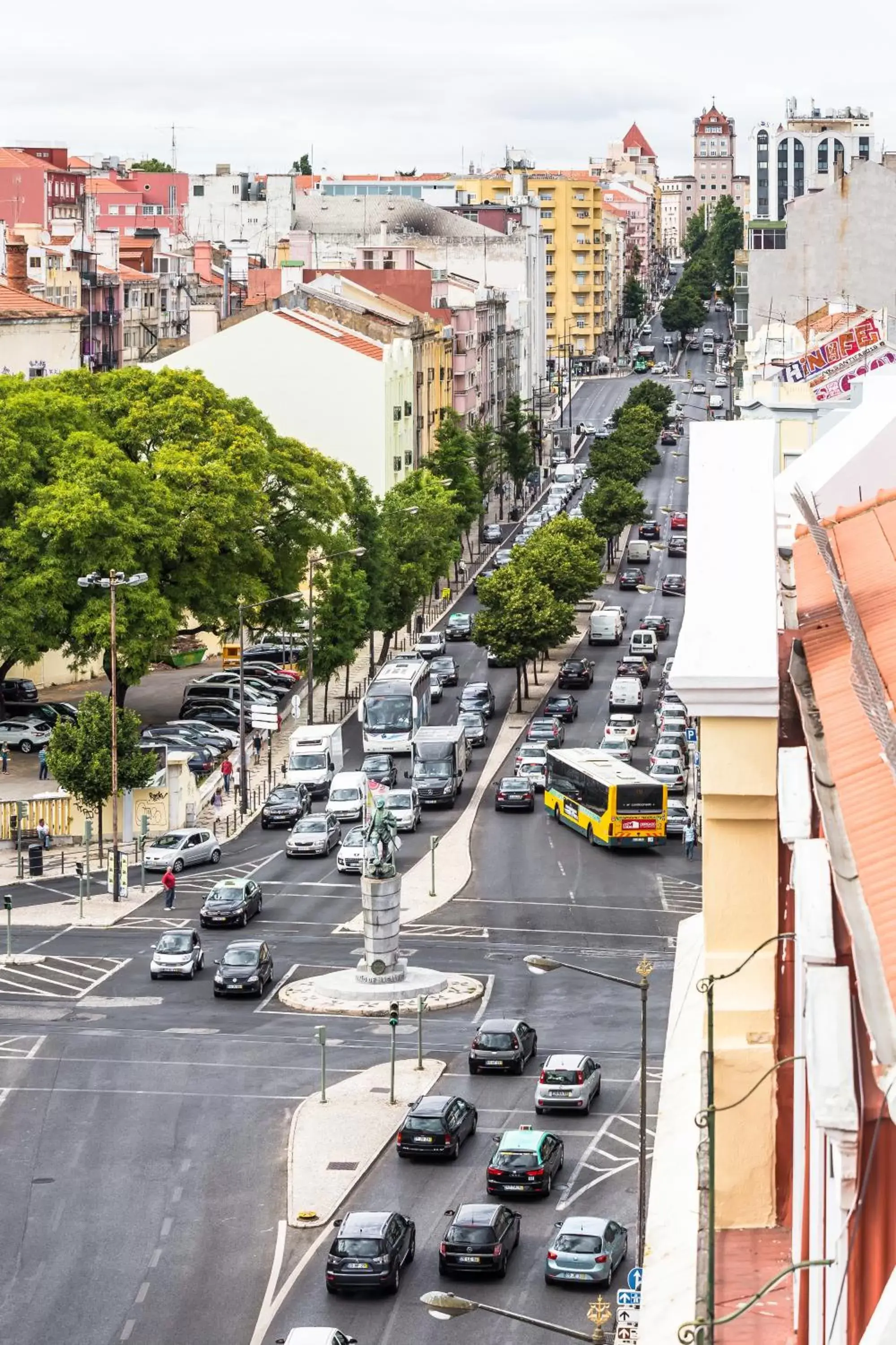 Street view in Empire Lisbon Hotel