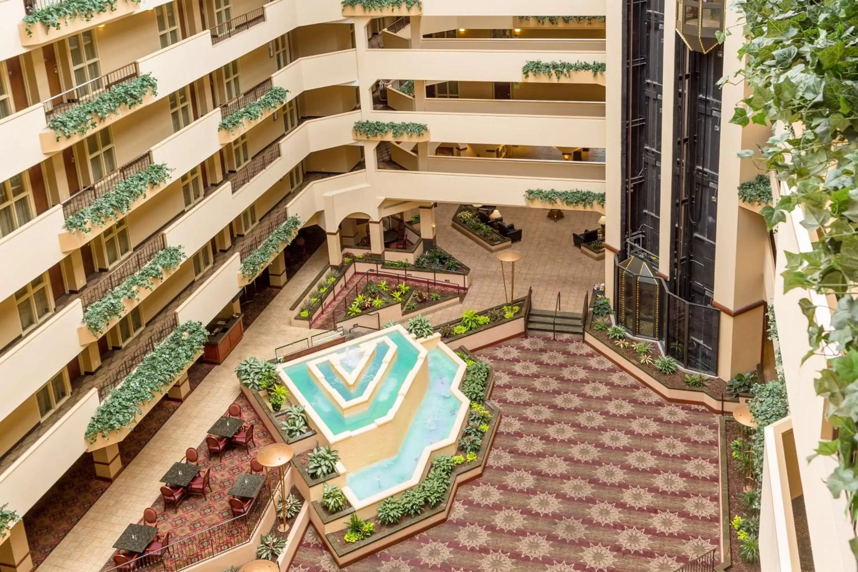 Lobby or reception, Pool View in Embassy Suites by Hilton Columbia Greystone Lobby or reception, Pool View in Embassy Suites by Hilton Columbia Greystone