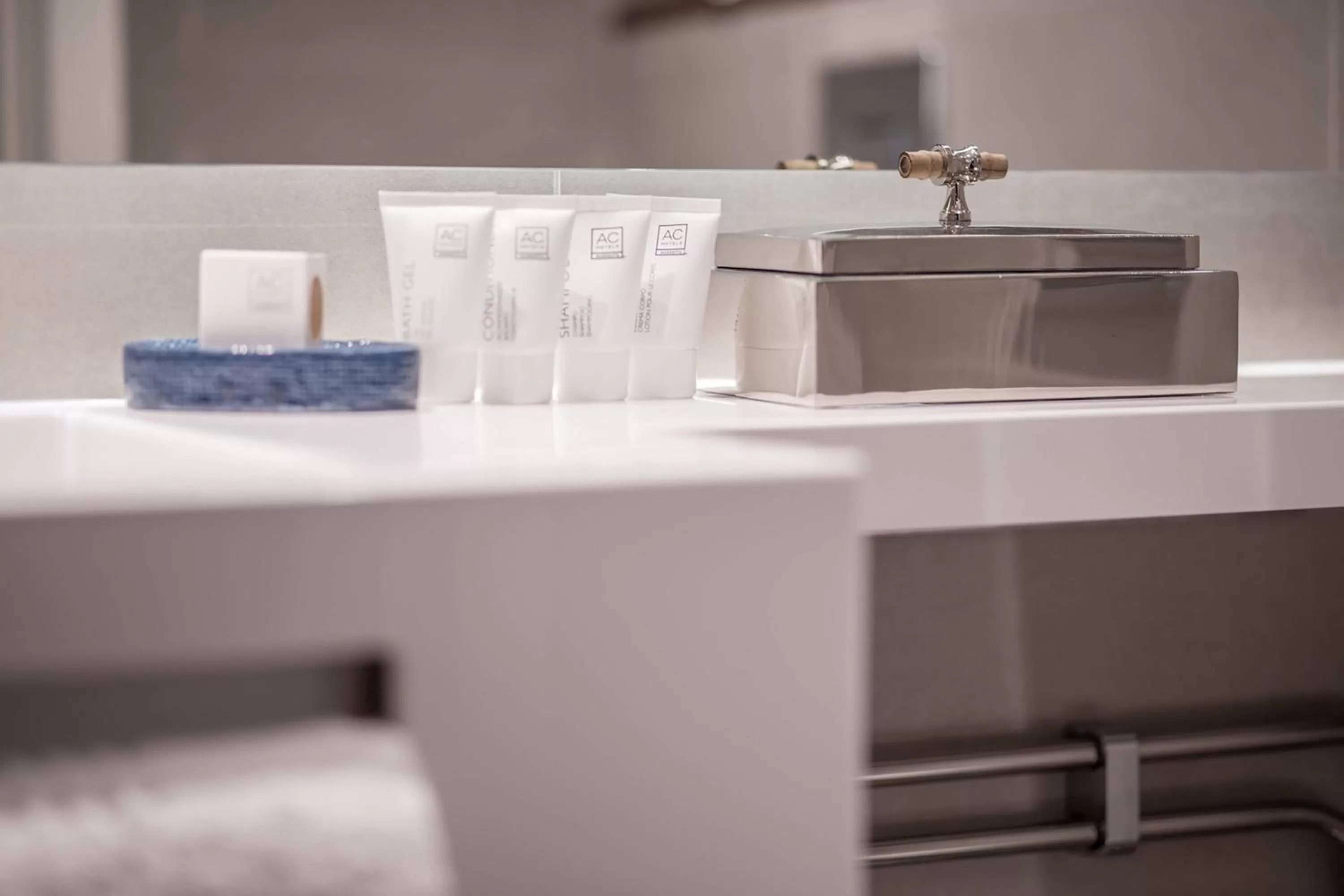 Bathroom in AC Hotel by Marriott Stockholm Ulriksdal