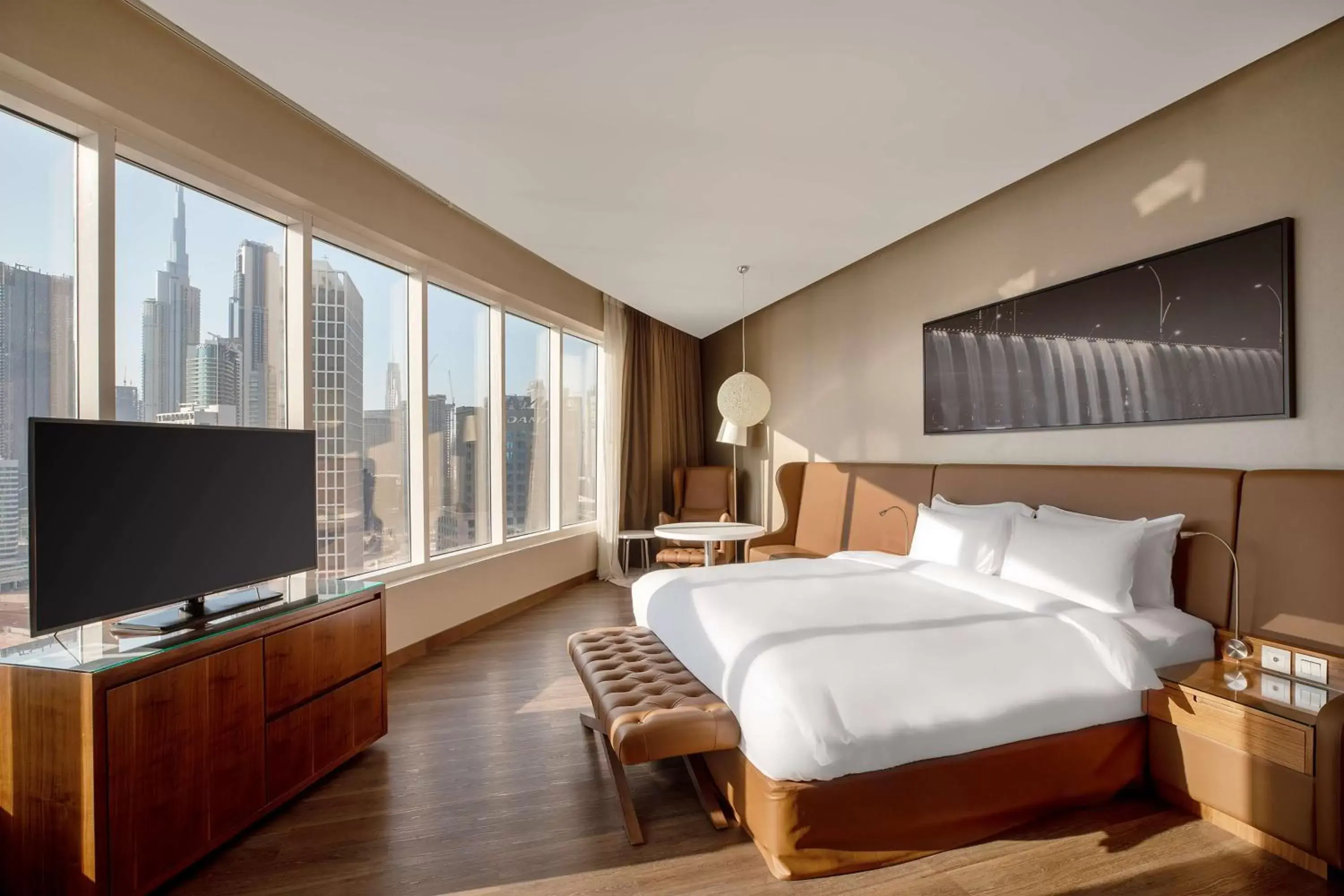 Photo of the whole room, Bed in Radisson Blu Hotel, Dubai Canal View