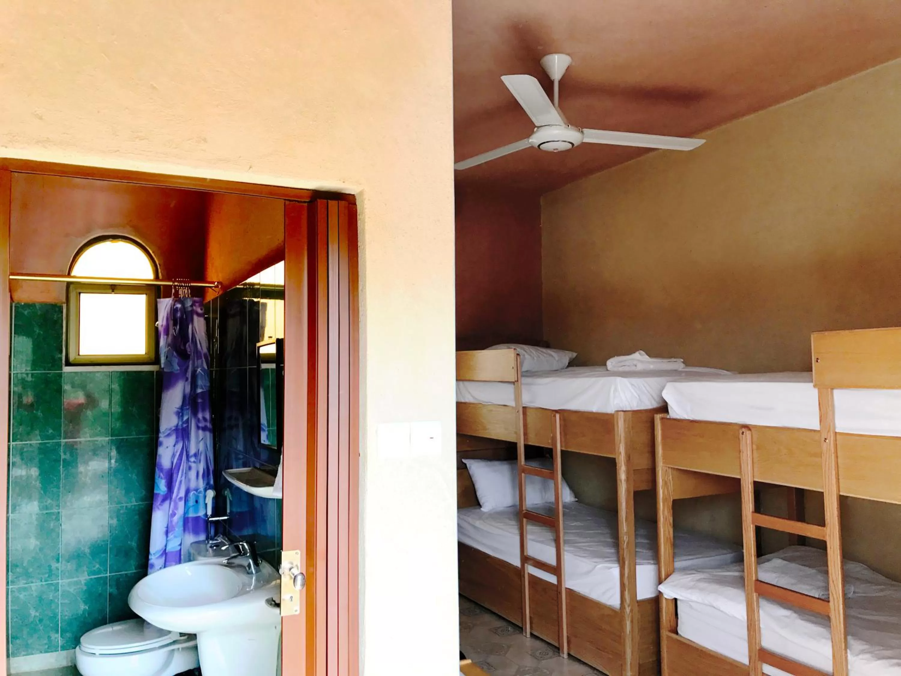 bunk bed in Arab Divers Dive Center and Bed & Breakfast