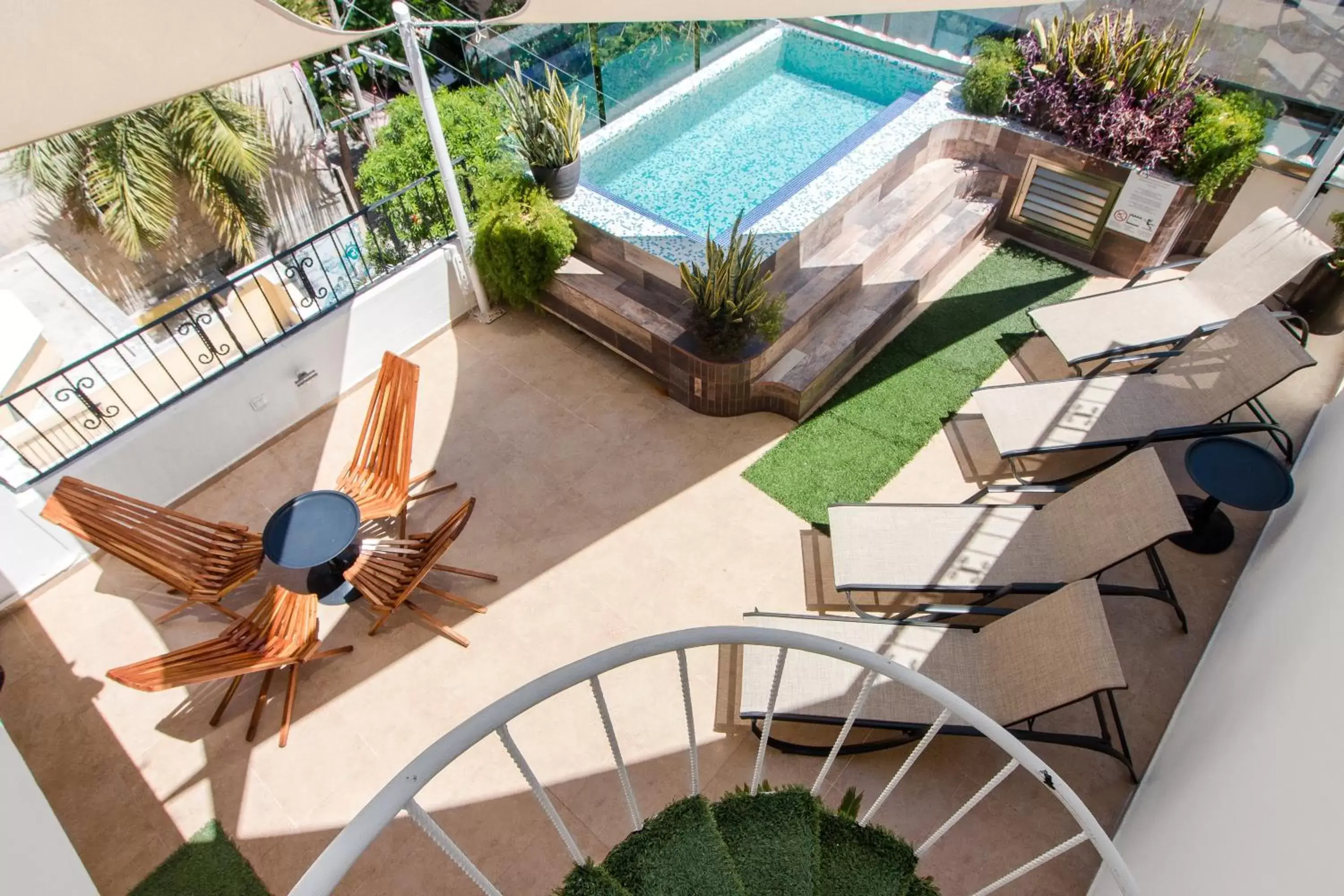 Pool View in Suites Corazon