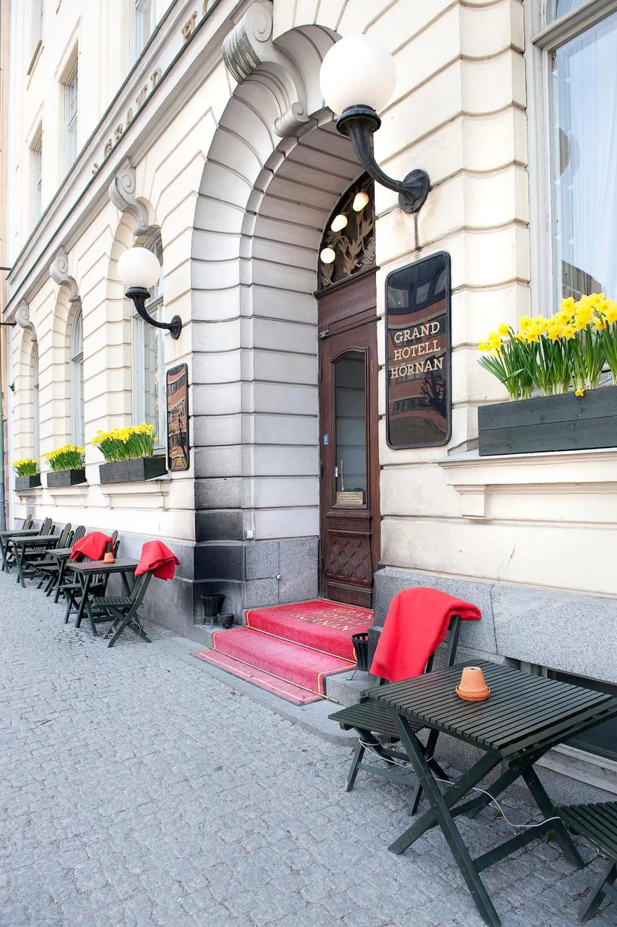 Facade/entrance in Grand Hotell Hörnan