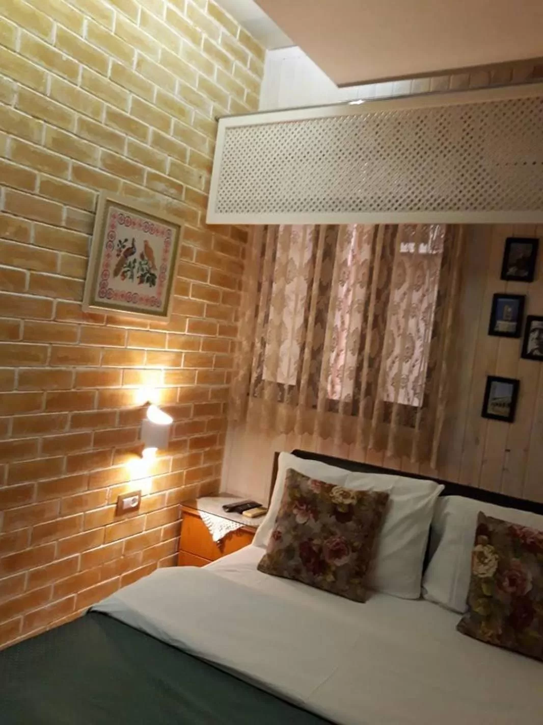 Decorative detail, Bed in Hotel The First