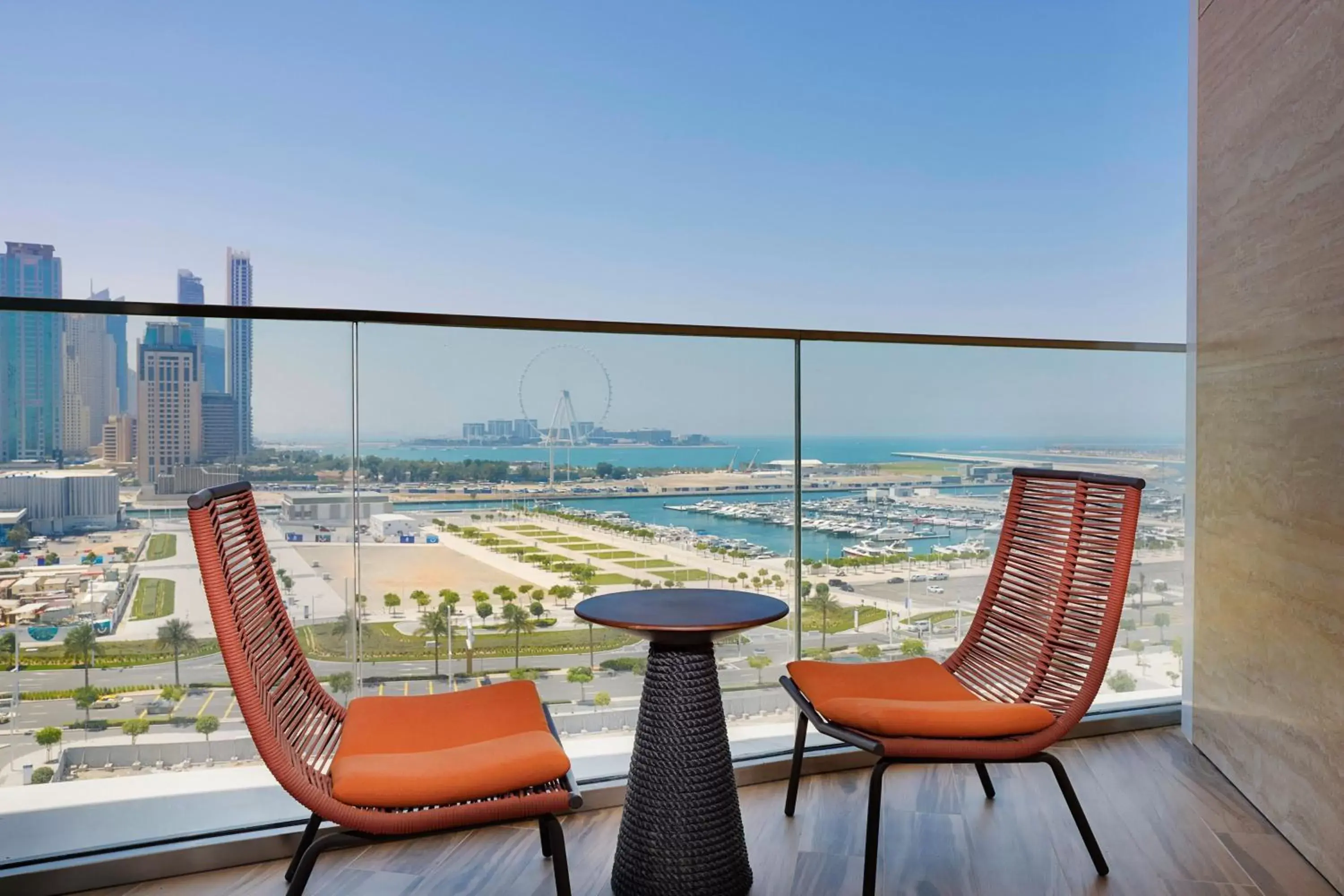 Photo of the whole room, Balcony/Terrace in W Dubai - Mina Seyahi, Adults Only
