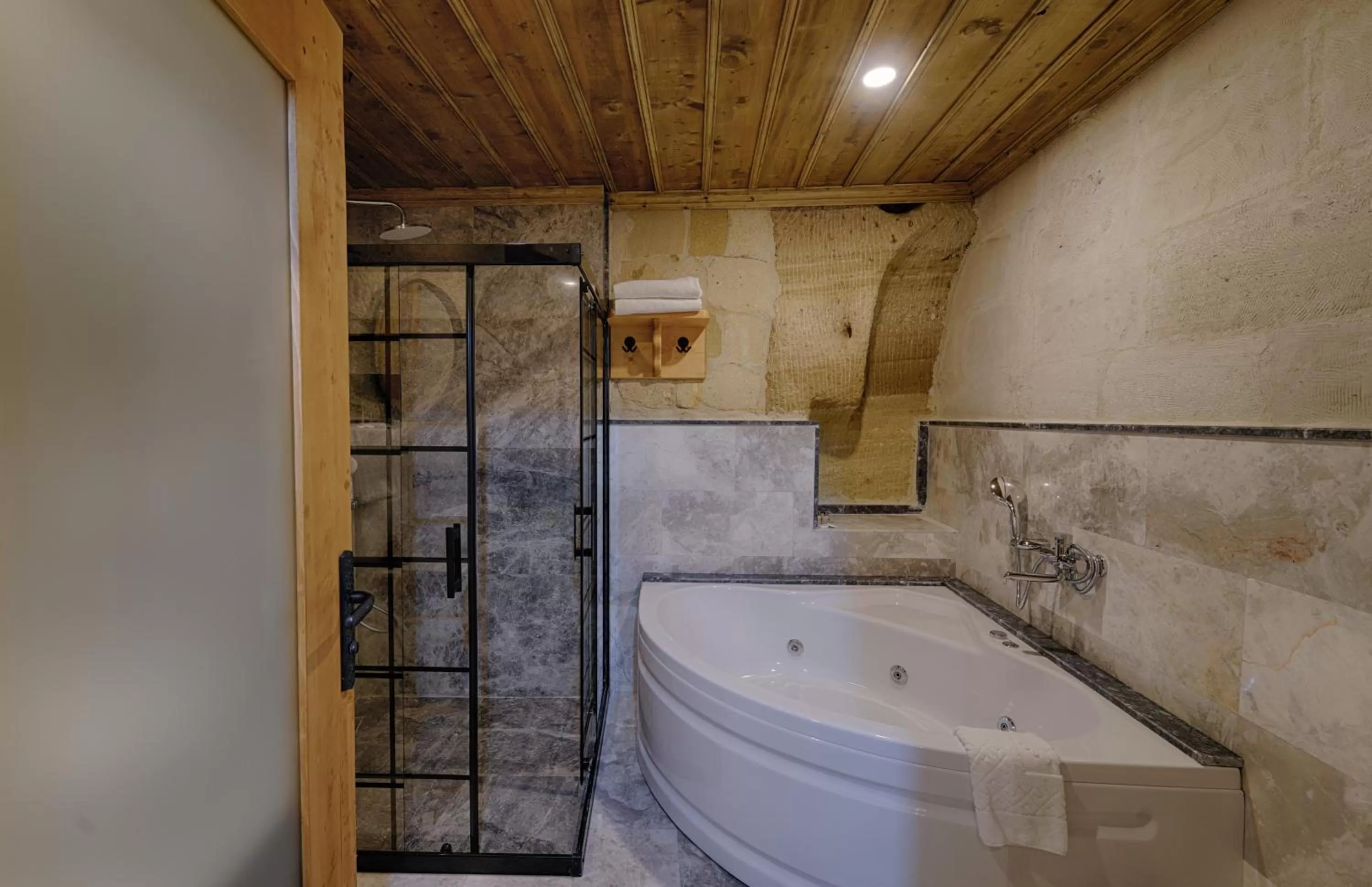 Shower in Concept Cave House