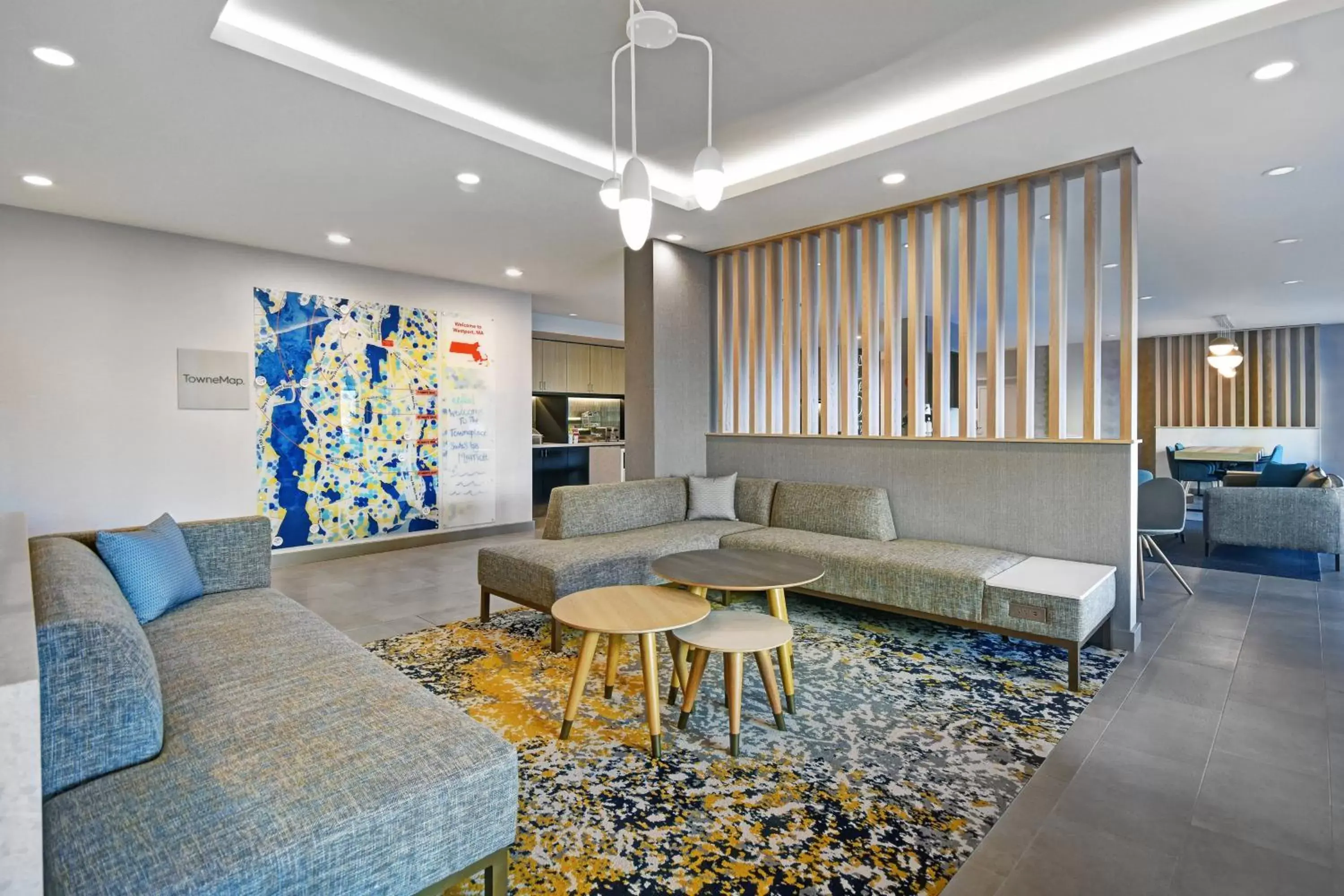 Lobby or reception, Seating Area in TownePlace Suites by Marriott Fall River Westport