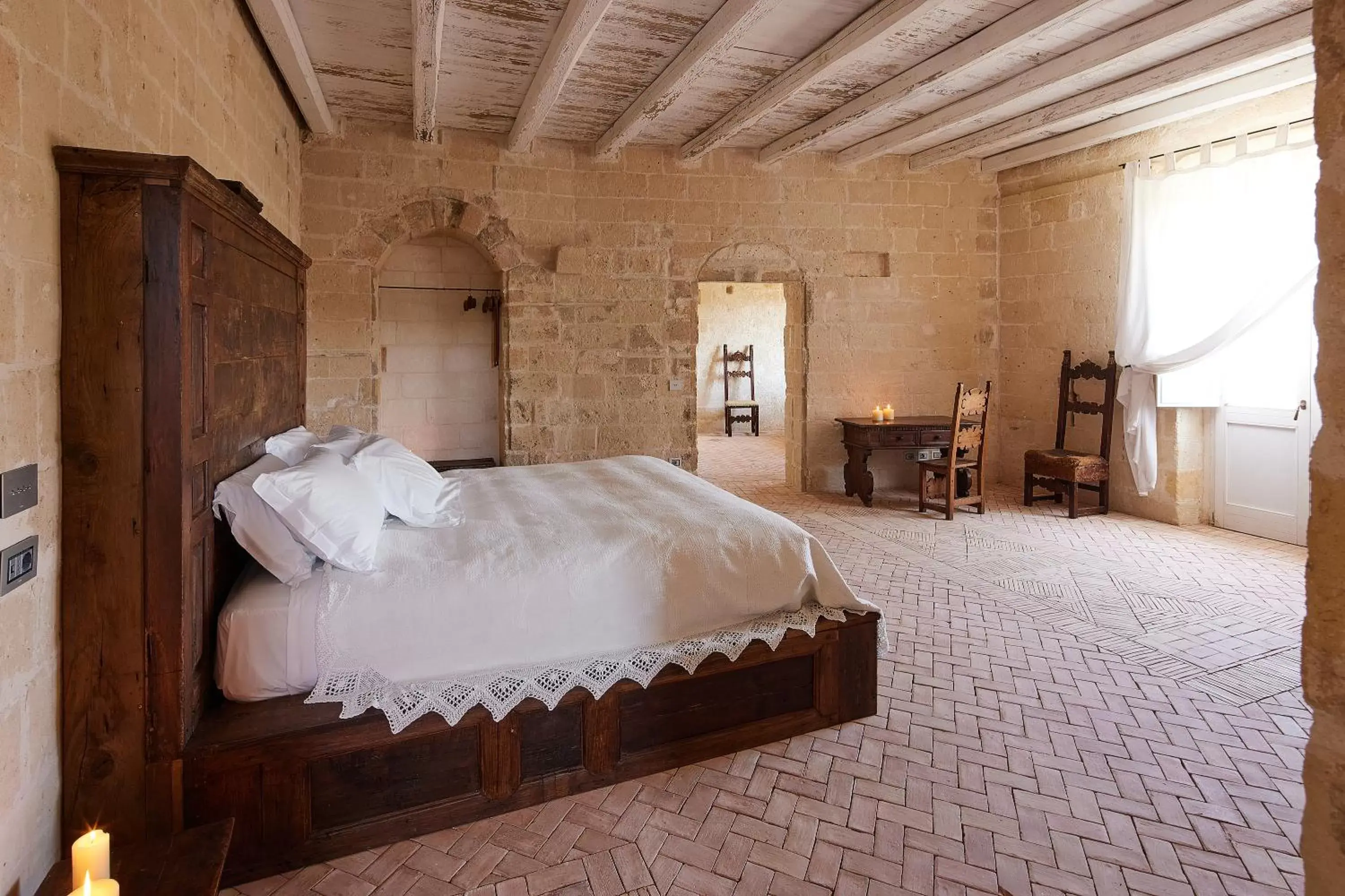 Bed in Sextantio Le Grotte Della Civita