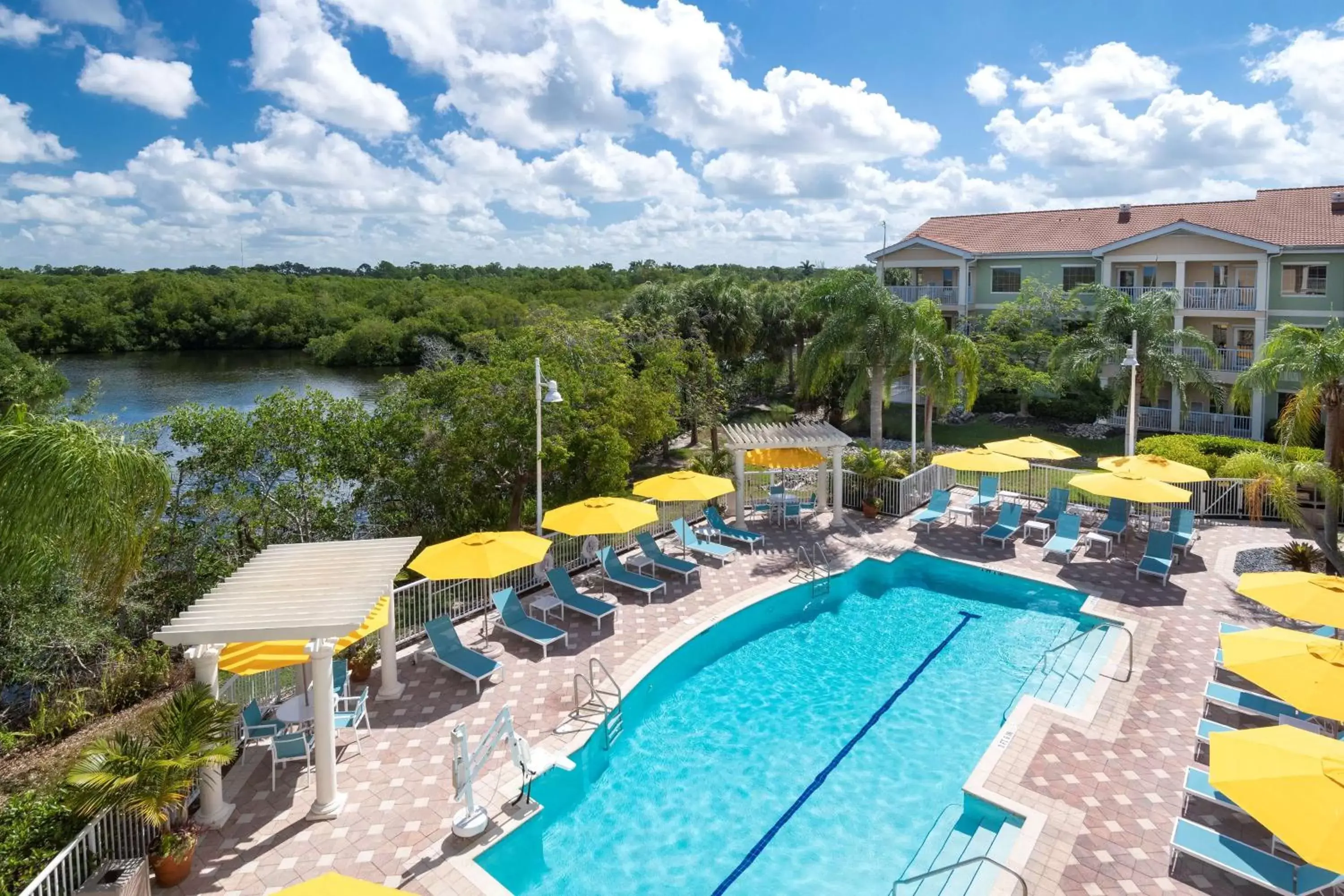 Swimming pool, Pool View in DoubleTree Suites by Hilton Naples