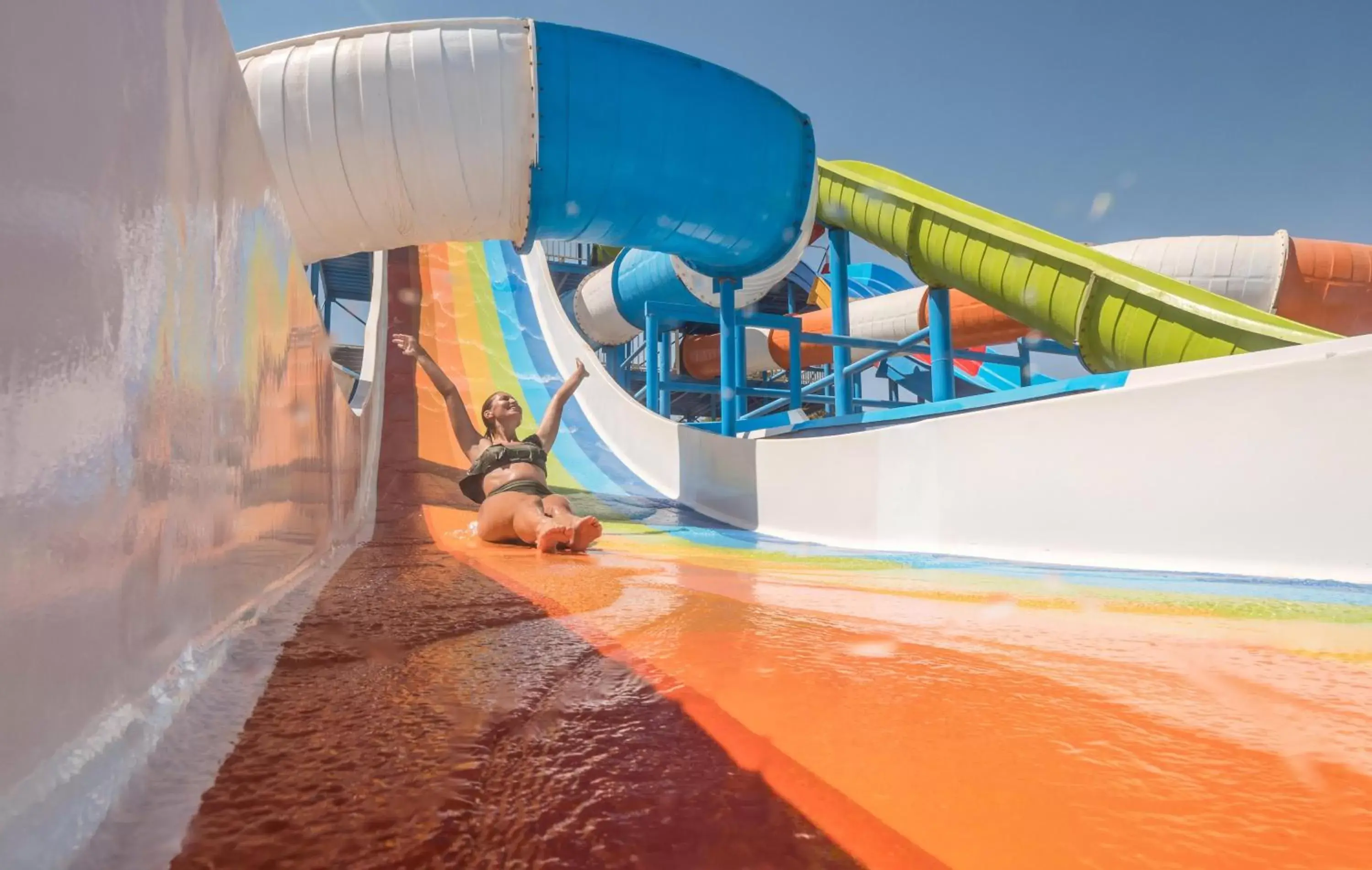 Swimming pool, Water Park in Hurghada Long Beach Resort