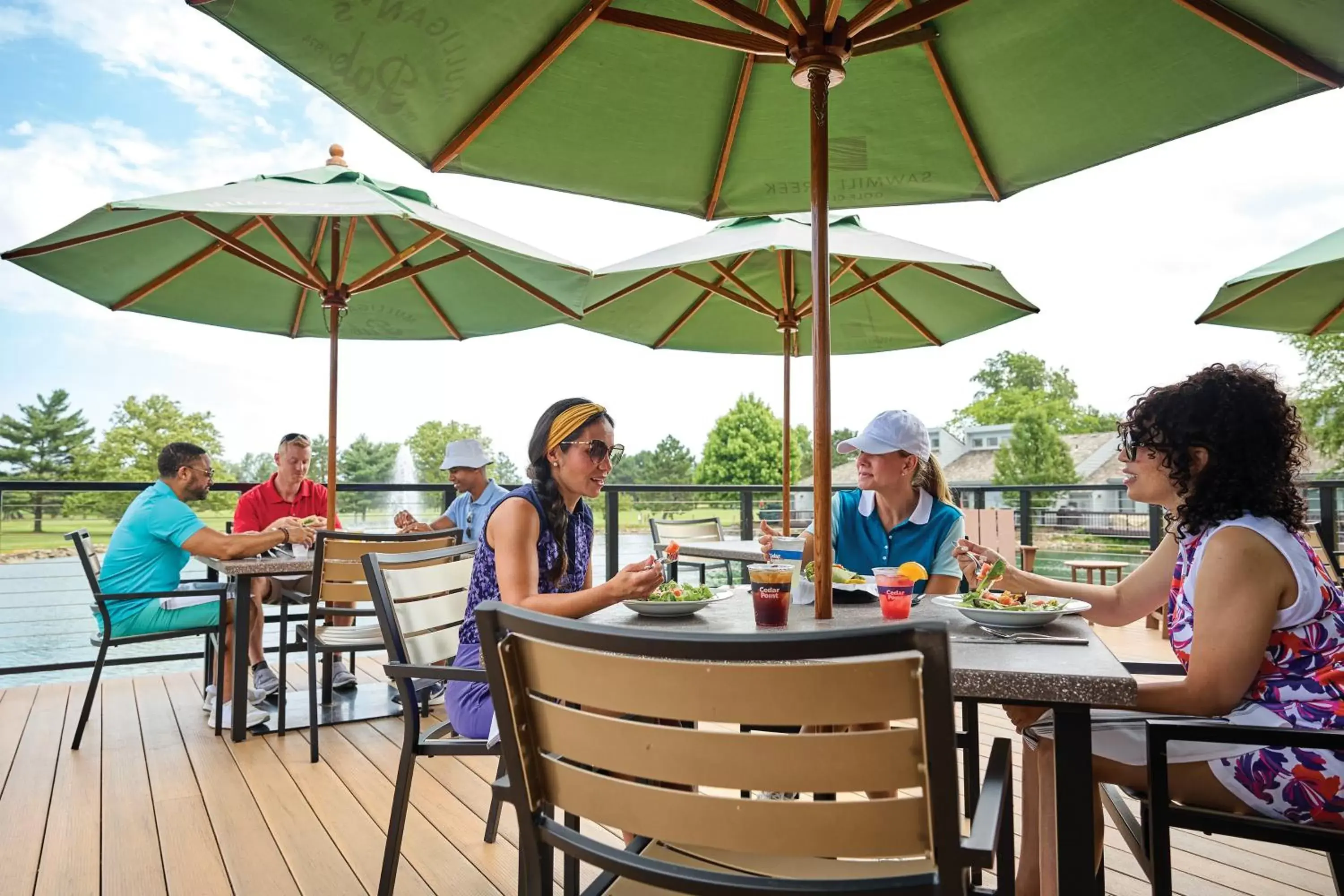 Patio in Sawmill Creek by Cedar Point Resorts