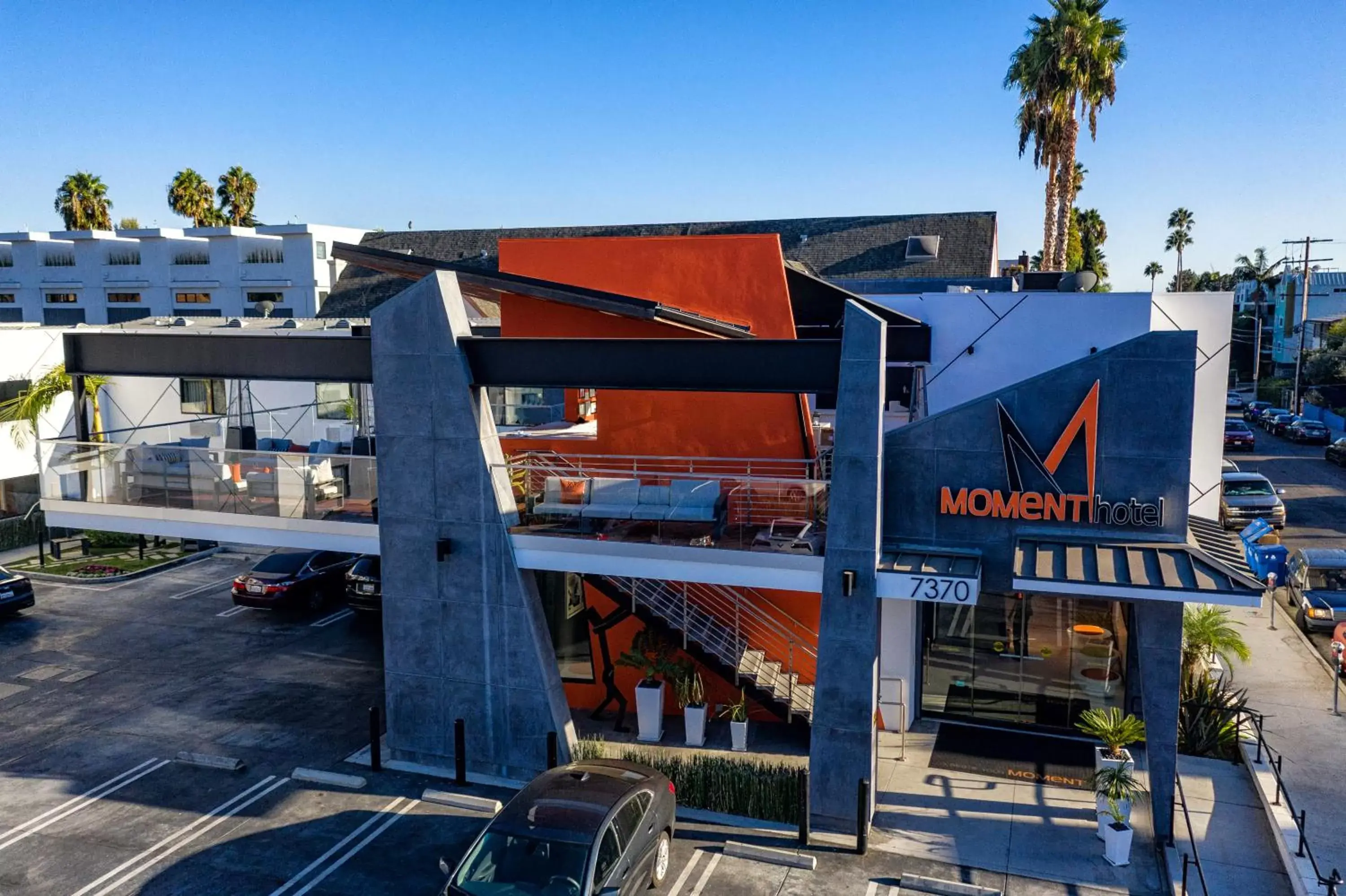 Property building in The Moment Hotel Property building in The Moment Hotel