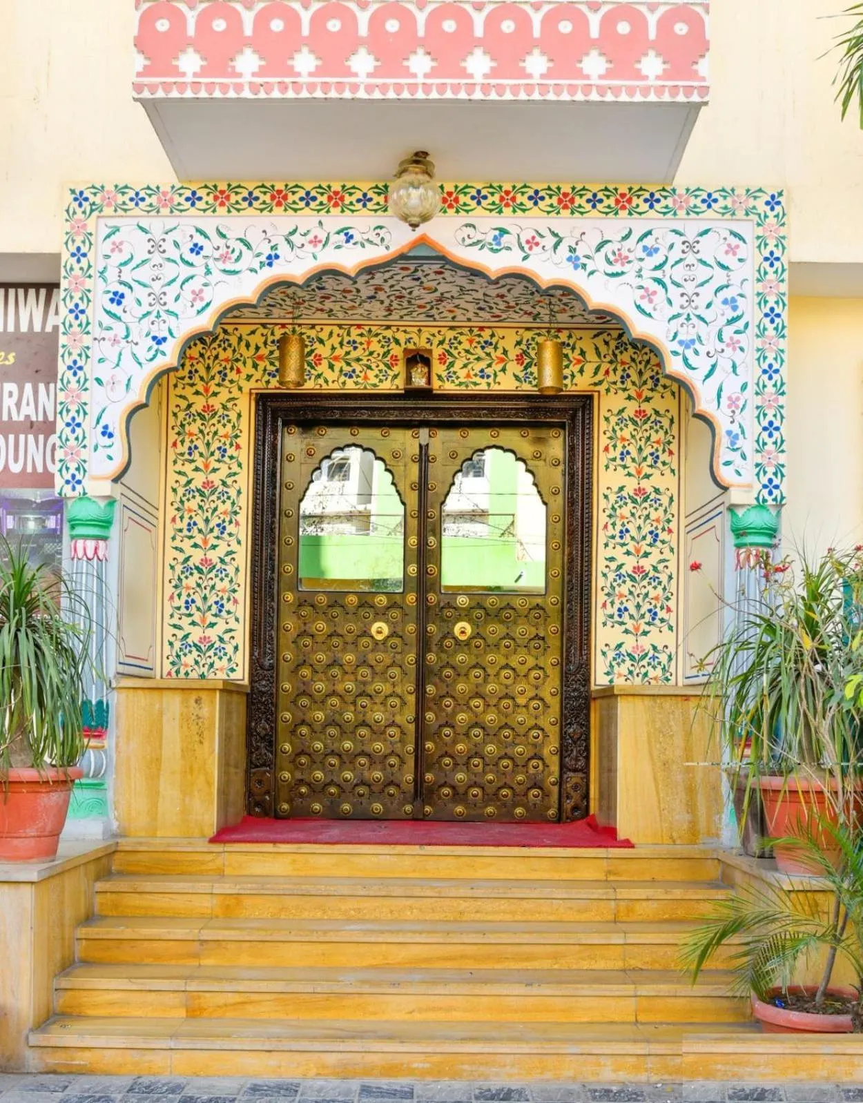 Facade/entrance in Hotel Laxmi Niwas - A Heritage Retreat