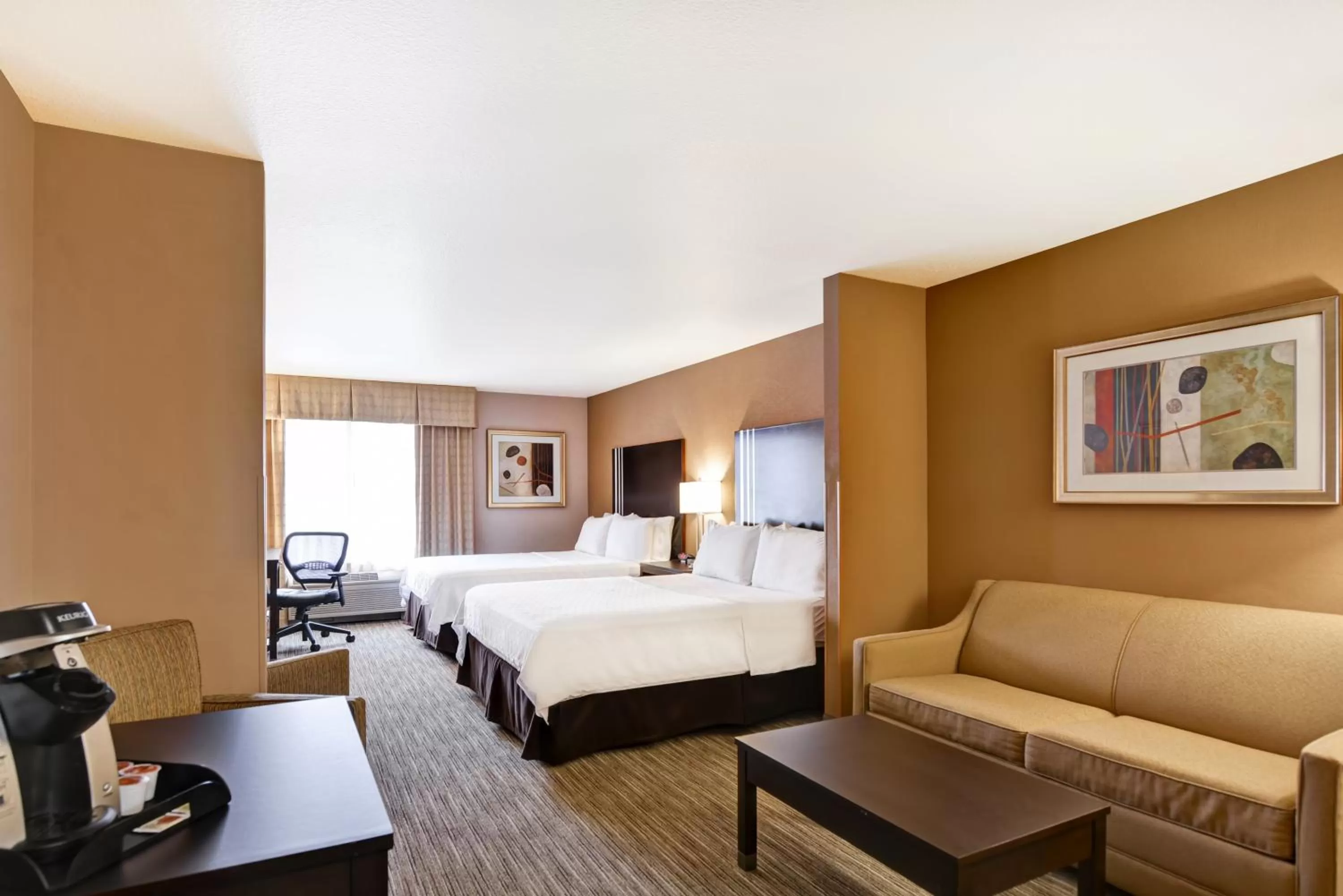 Queen Suite with Two Queen Beds and Sofa Bed in Holiday Inn Express Hotel & Suites Milwaukee-New Berlin, an IHG Hotel