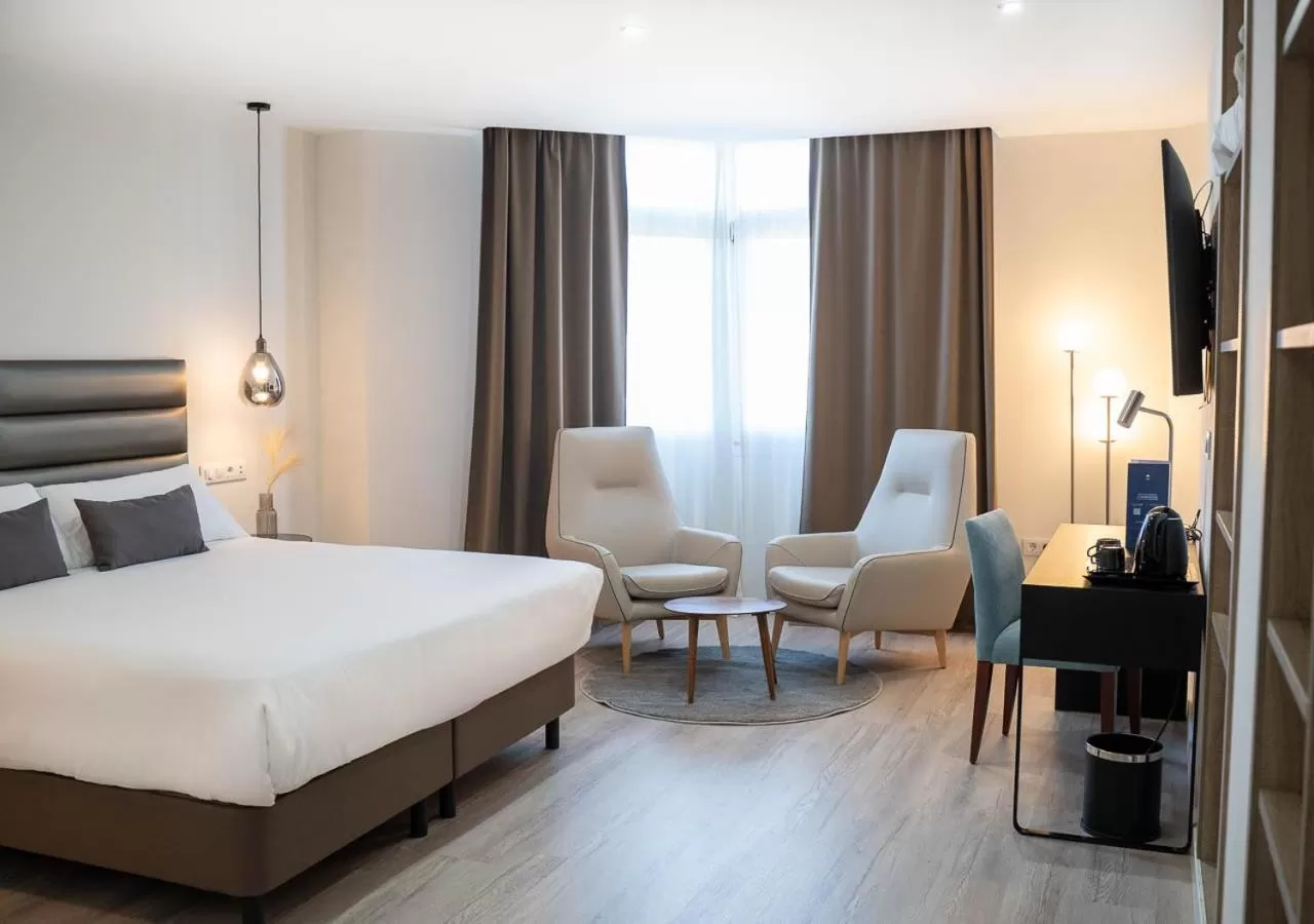 Bed in Hotel Pasarela