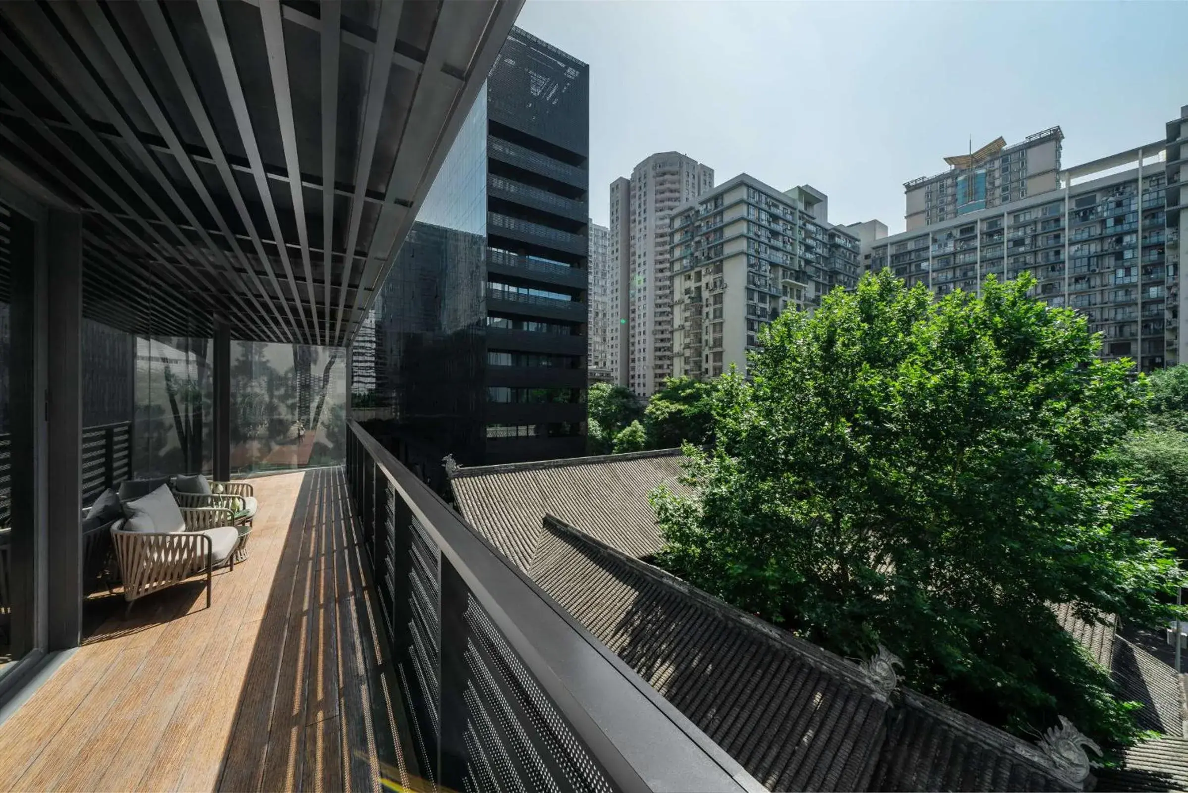 View (from property/room), Balcony/Terrace in The Temple House