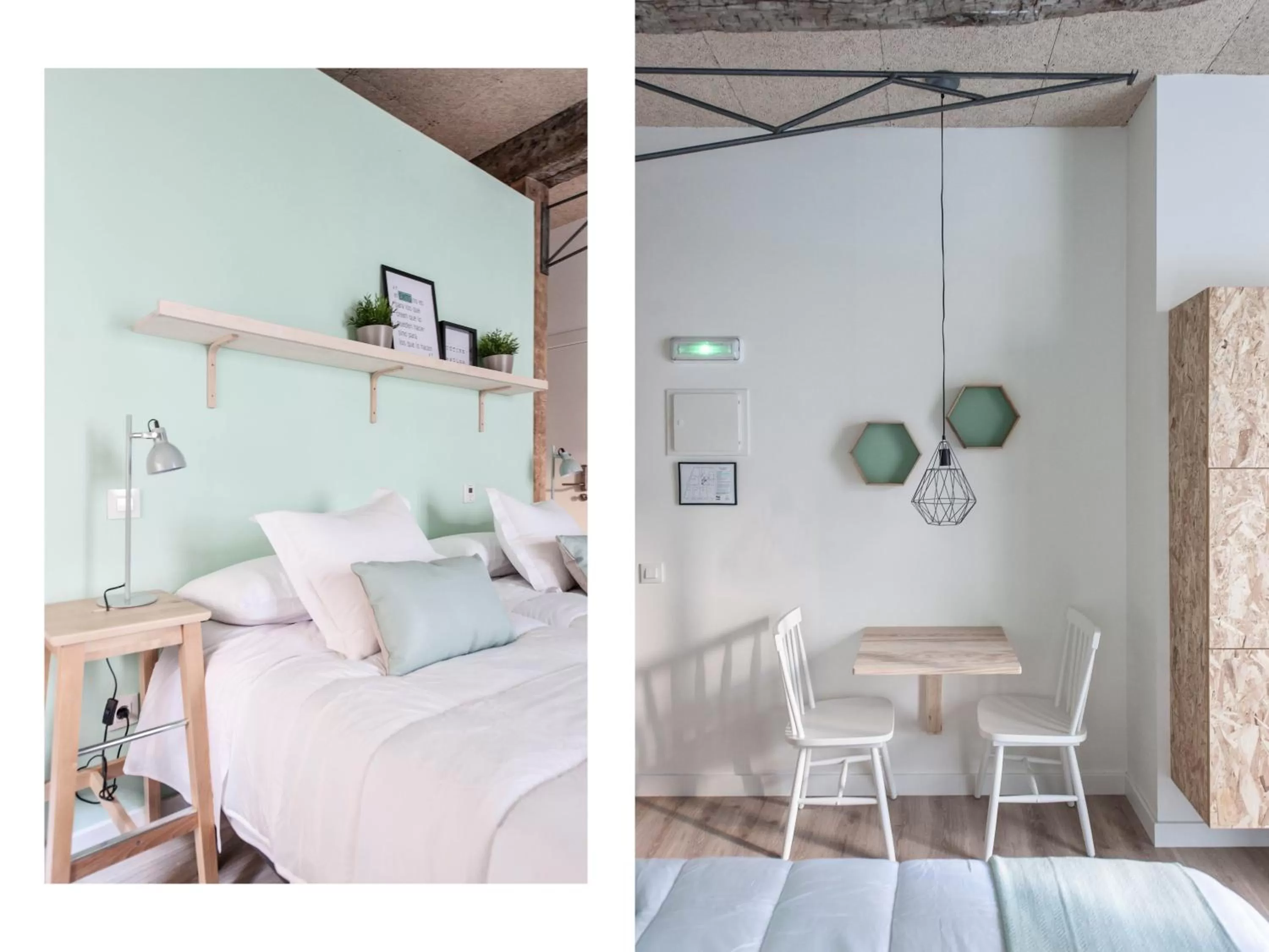 Dining area, Bed in Urban Suite Santander