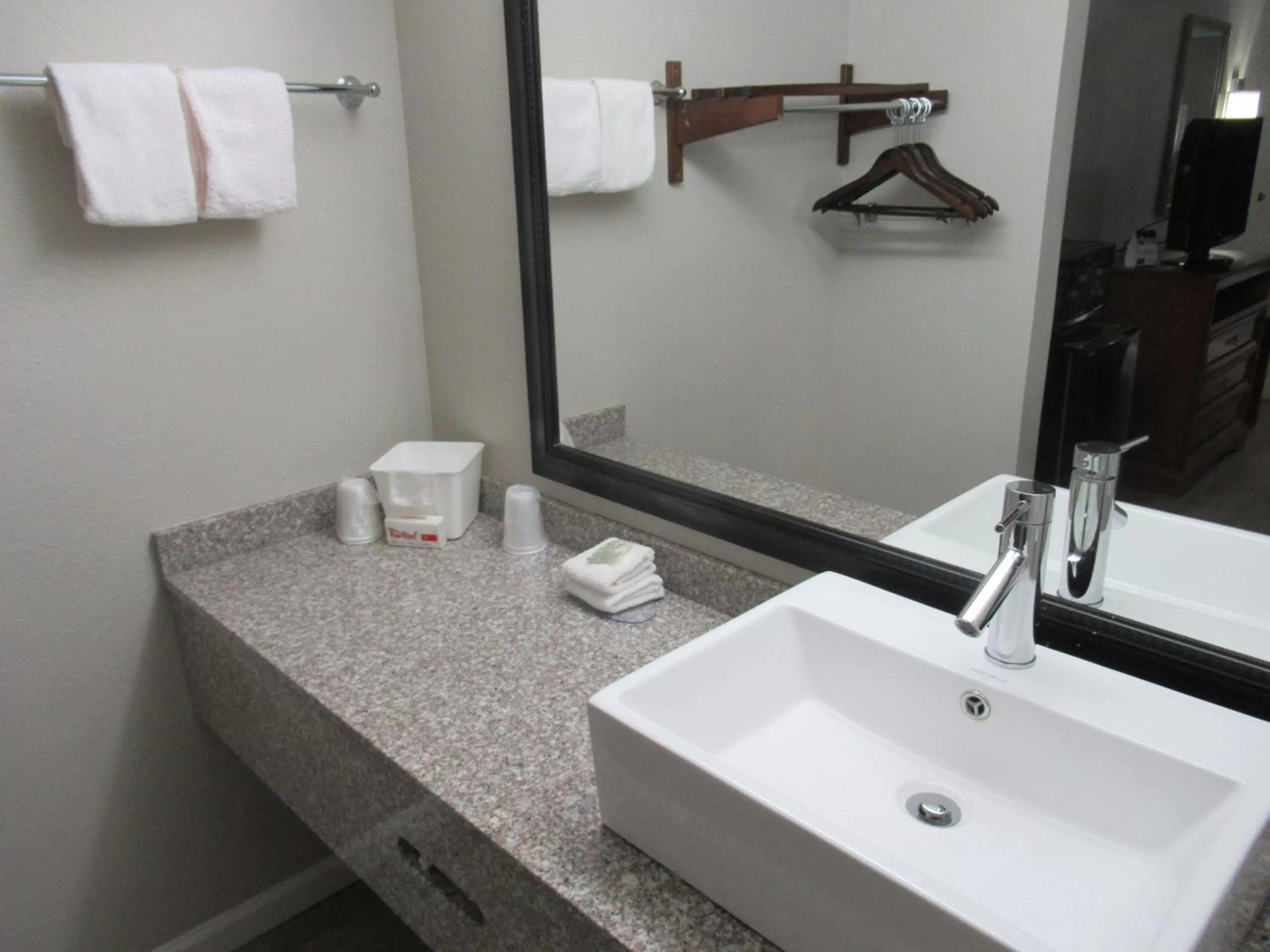 Bathroom in Red Roof Inn Walton, KY - Richwood - Cincinnati Airport South