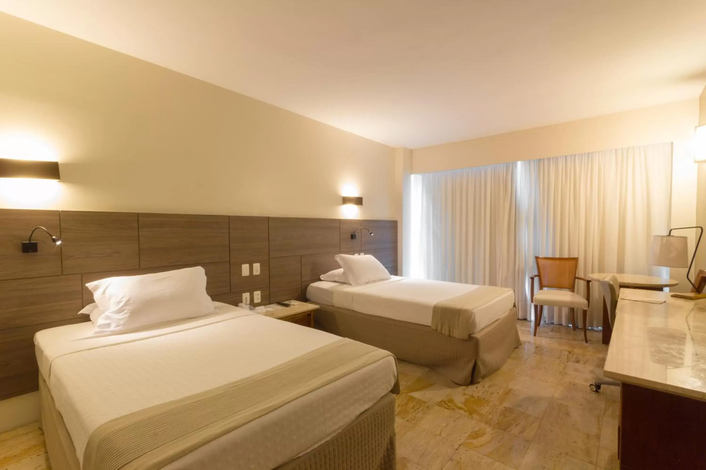 Bed in Hotel Atlante Plaza