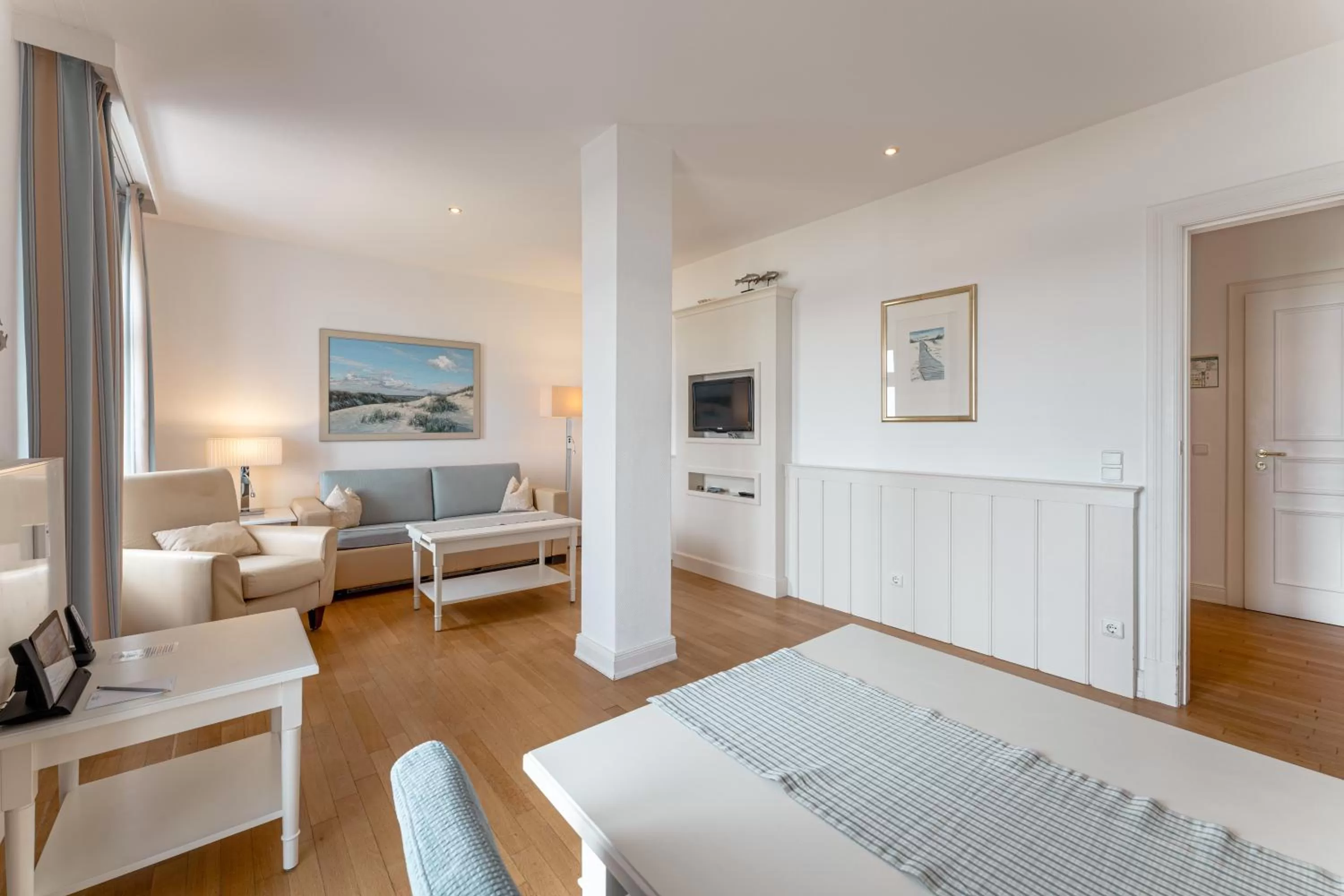 Bed in Strandhotel Kurhaus Juist