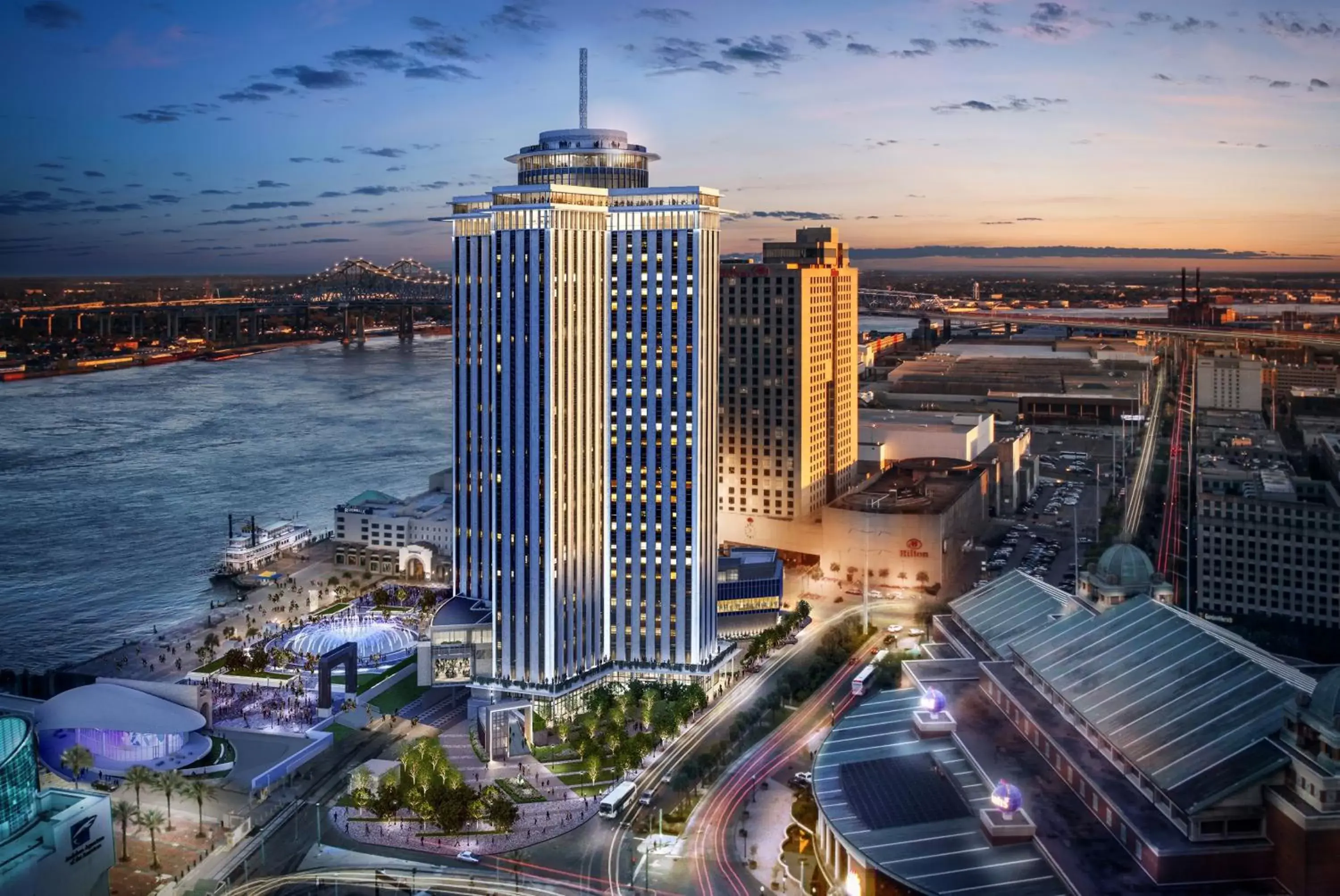 Property building, Bird's-eye View in Four Seasons New Orleans