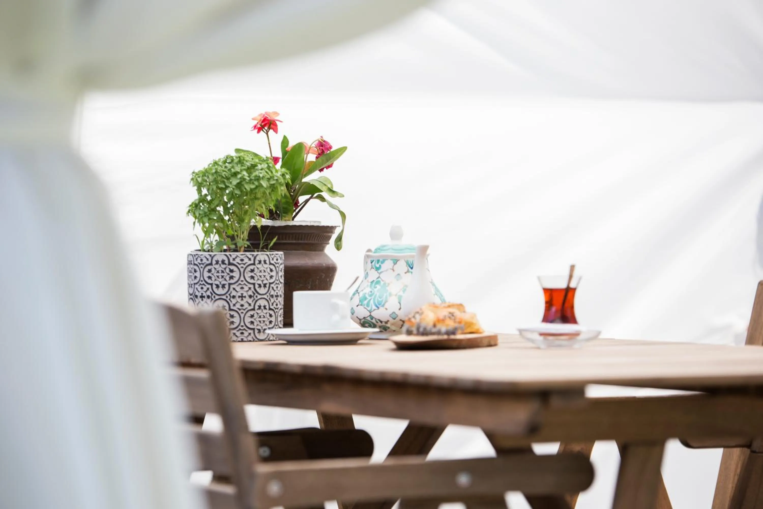 Dining area in Hotel Cura