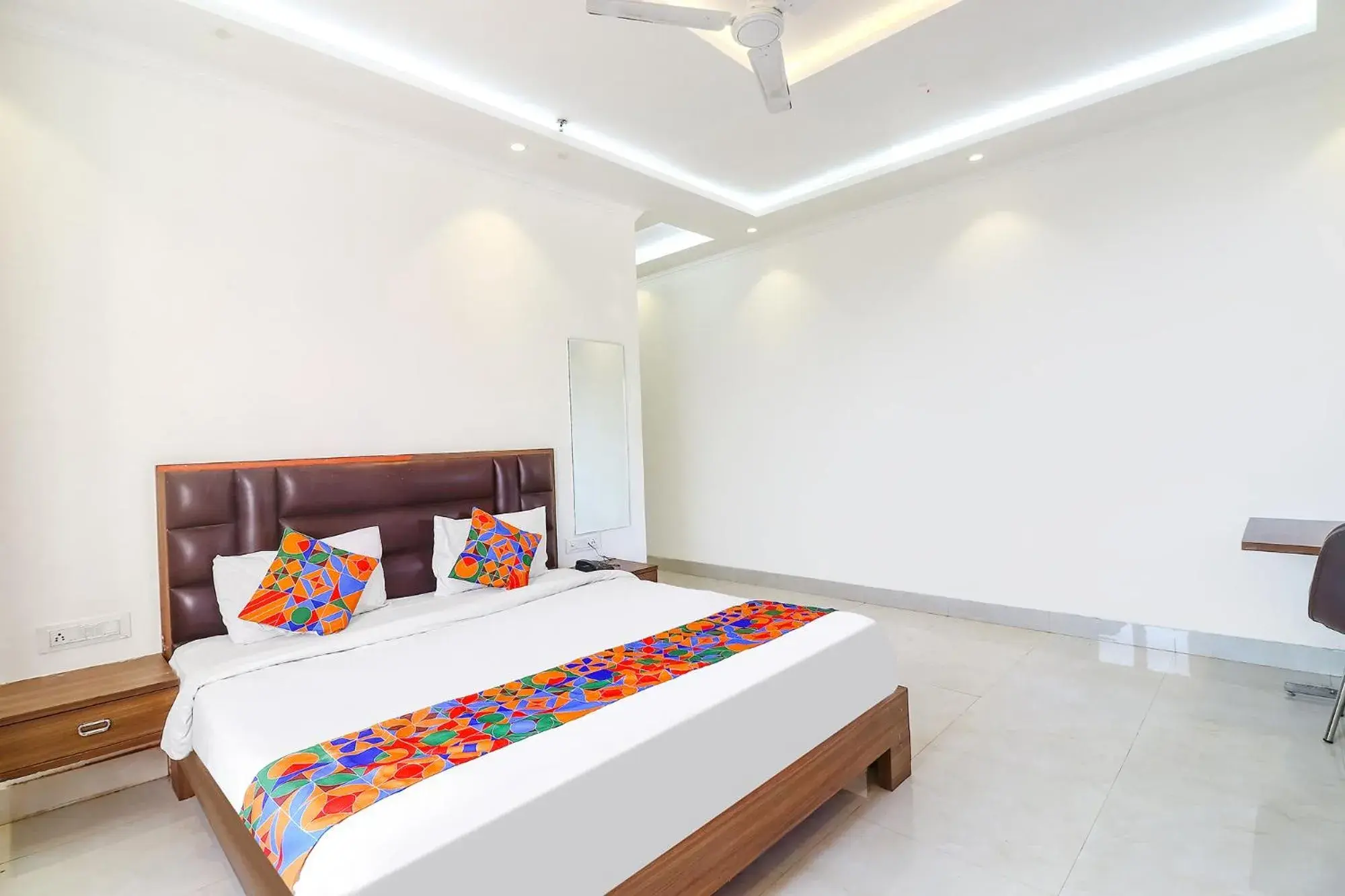 Photo of the whole room, Bed in FabHotel Bhawana