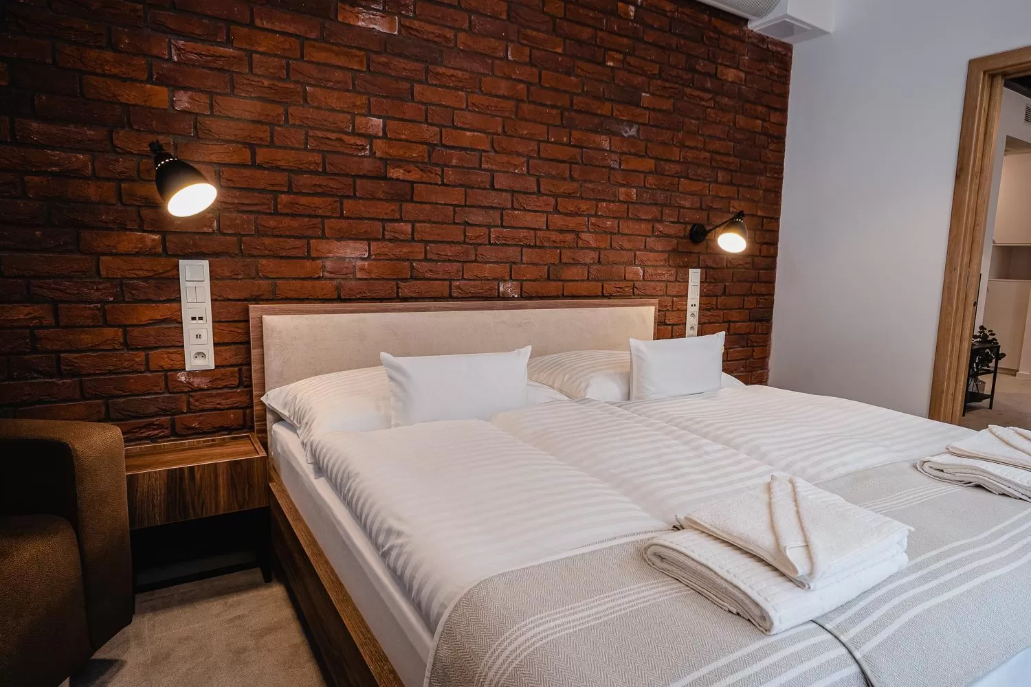 Bedroom, Bed in Garni Hotel DOCK Bratislava