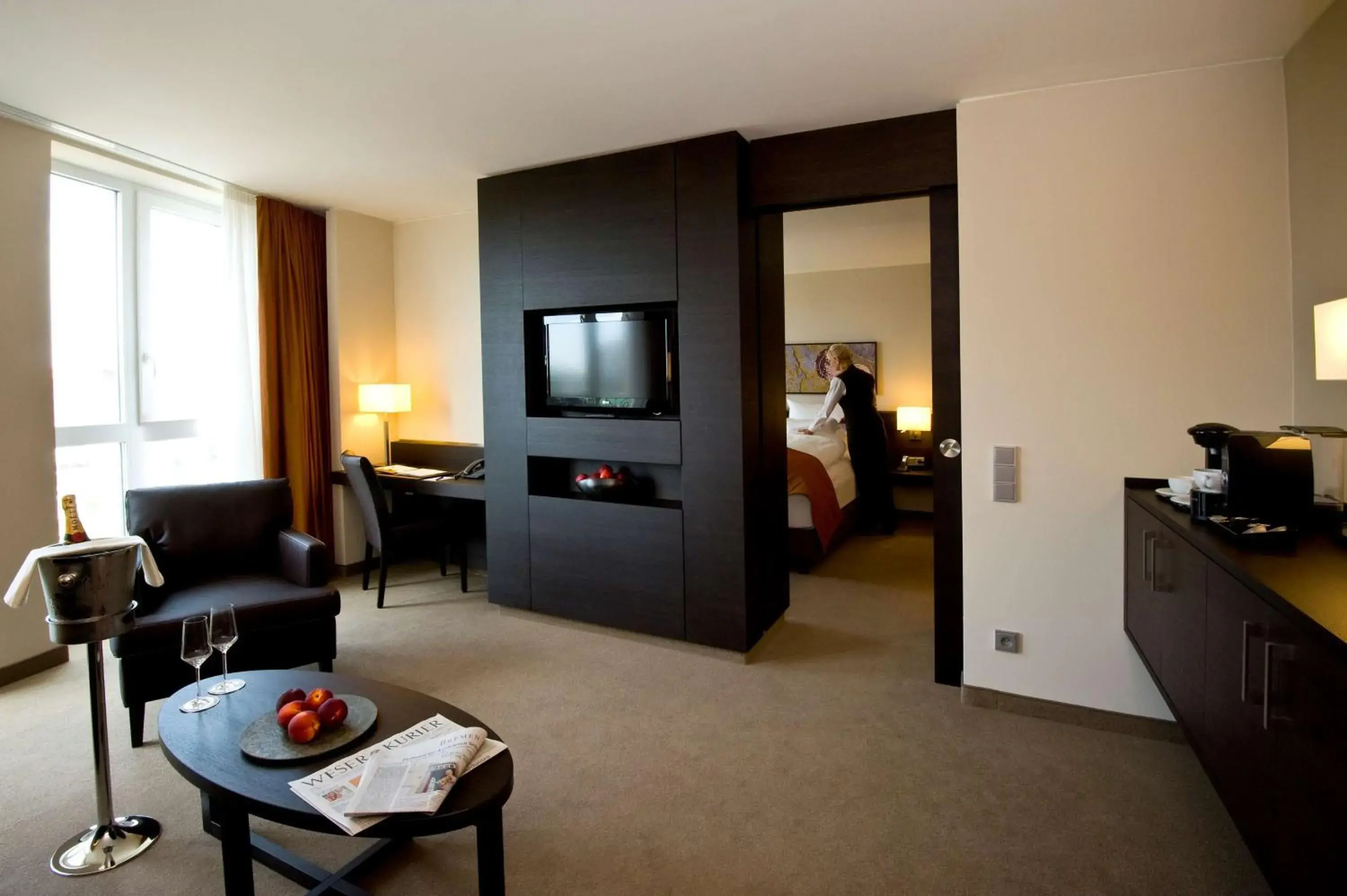 Living room, Seating Area in Atlantic Grand Hotel Bremen